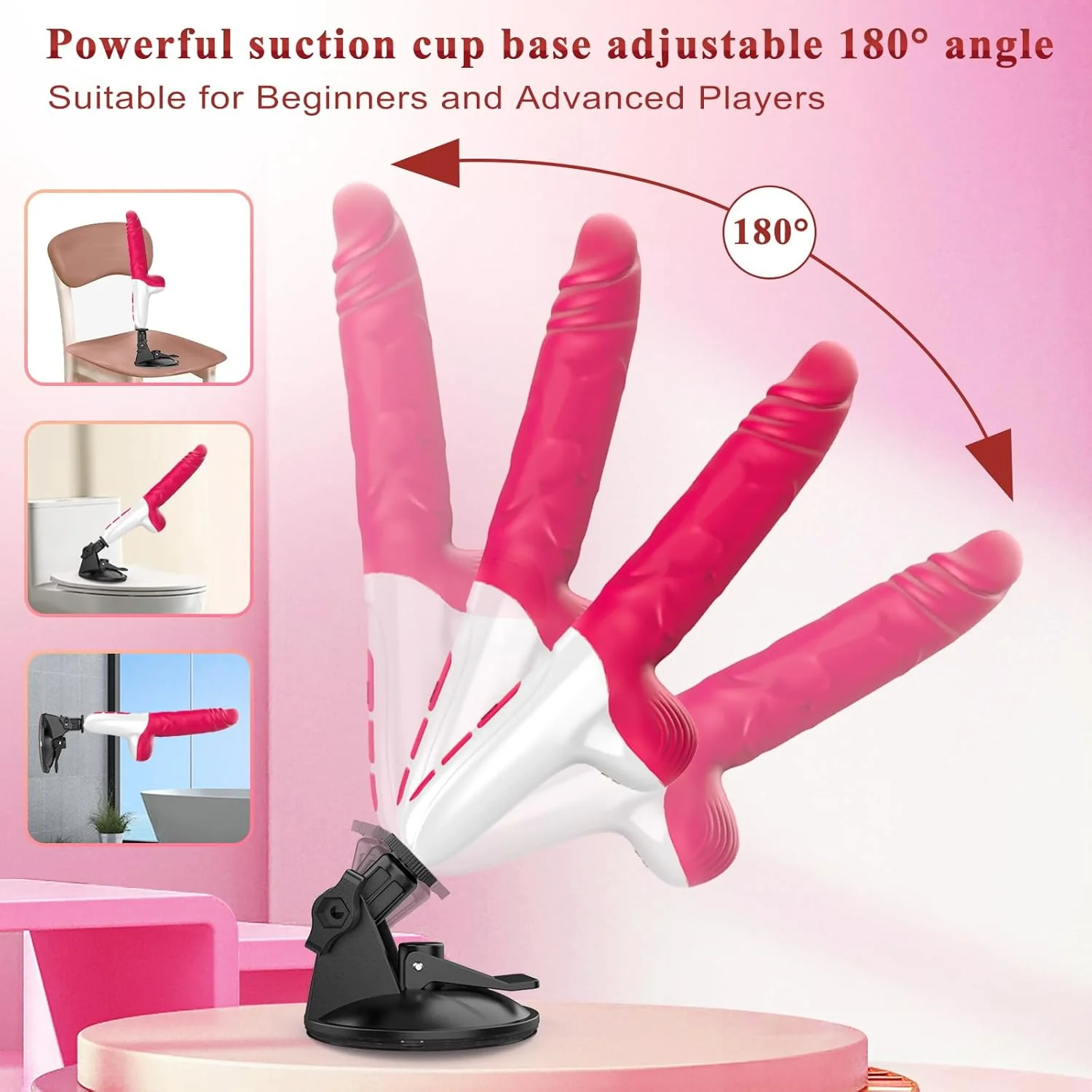 GlideCore 2-in-1 Thrusting Dildo Sex Machine - Image 6