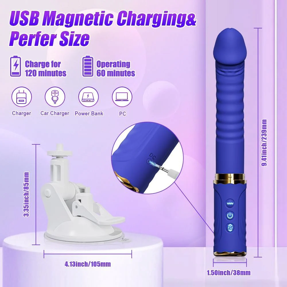 DeepPulse Thrusting Dildo Machine 10 Modes - Image 3