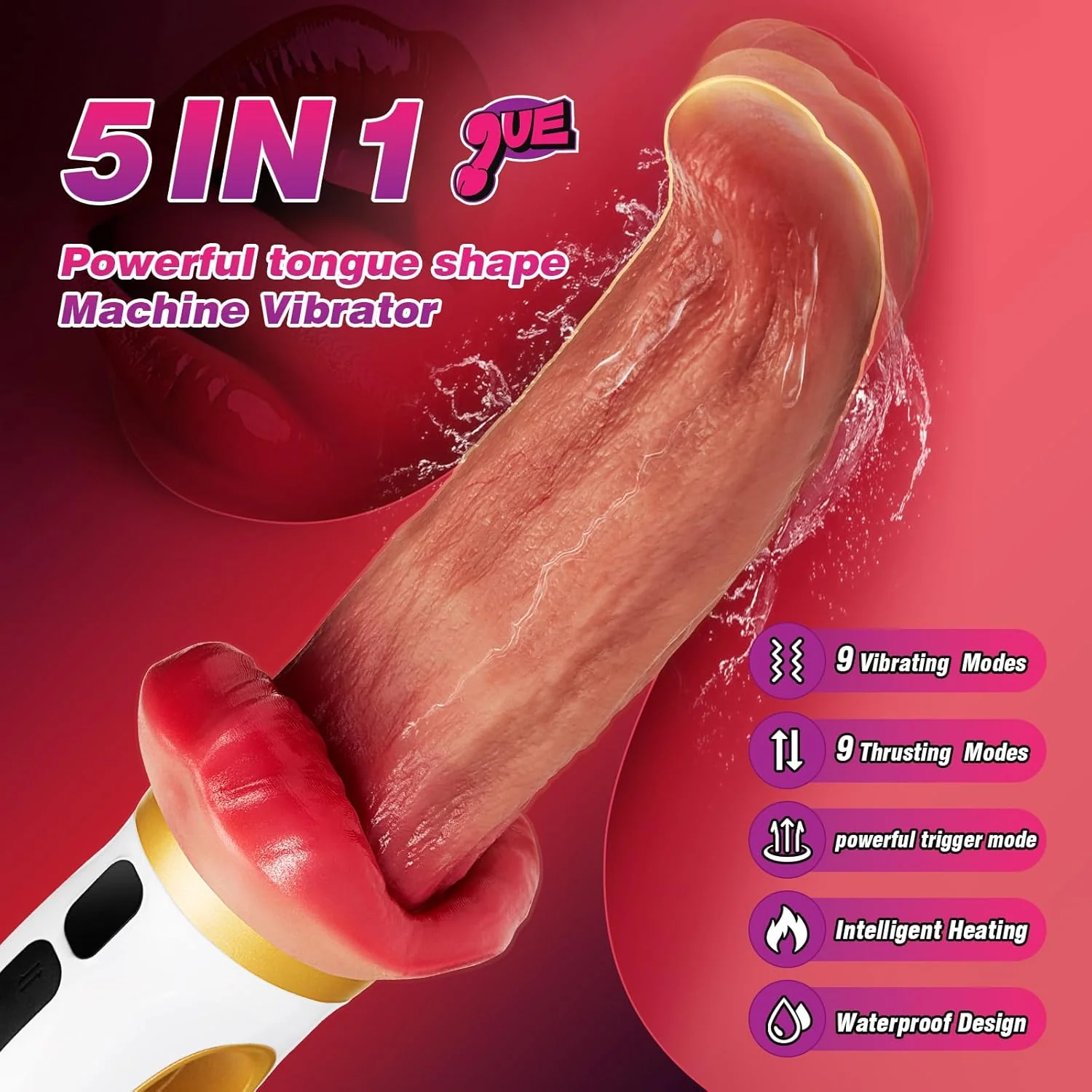 TongueRide Heated Dildo Thrust Machine - Image 2