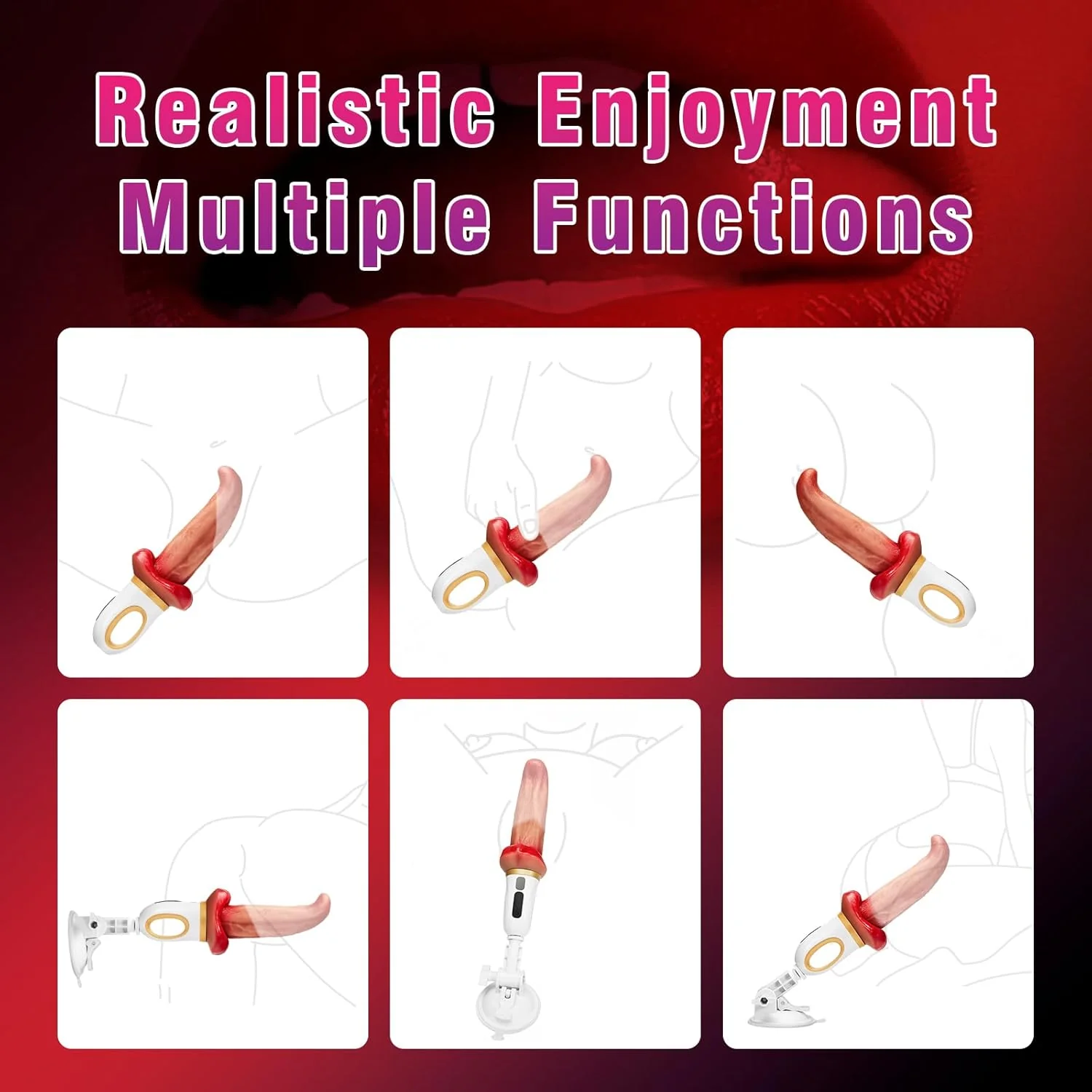 TongueRide Heated Dildo Thrust Machine - Image 4
