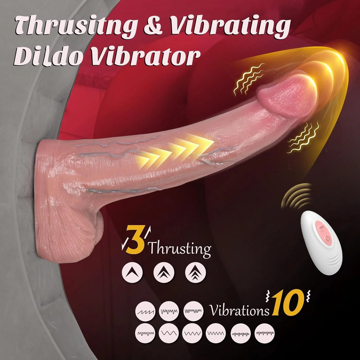 RideCore Inflatable Motion Sex Pillow with Vibrating Dildo - Image 4