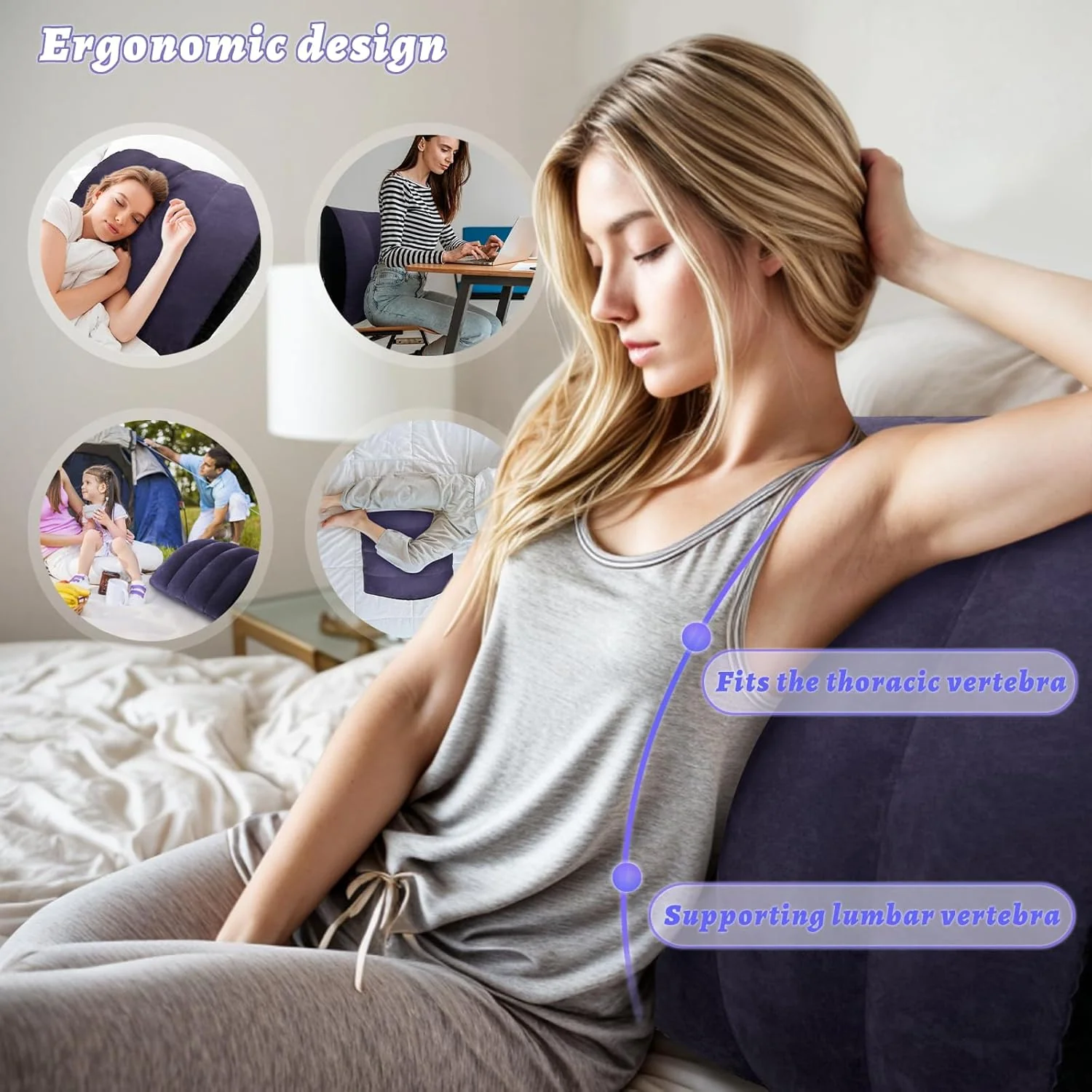 ArcBond Inflatable BDSM Arc Sex Pillow with Cuffs Set - Image 3