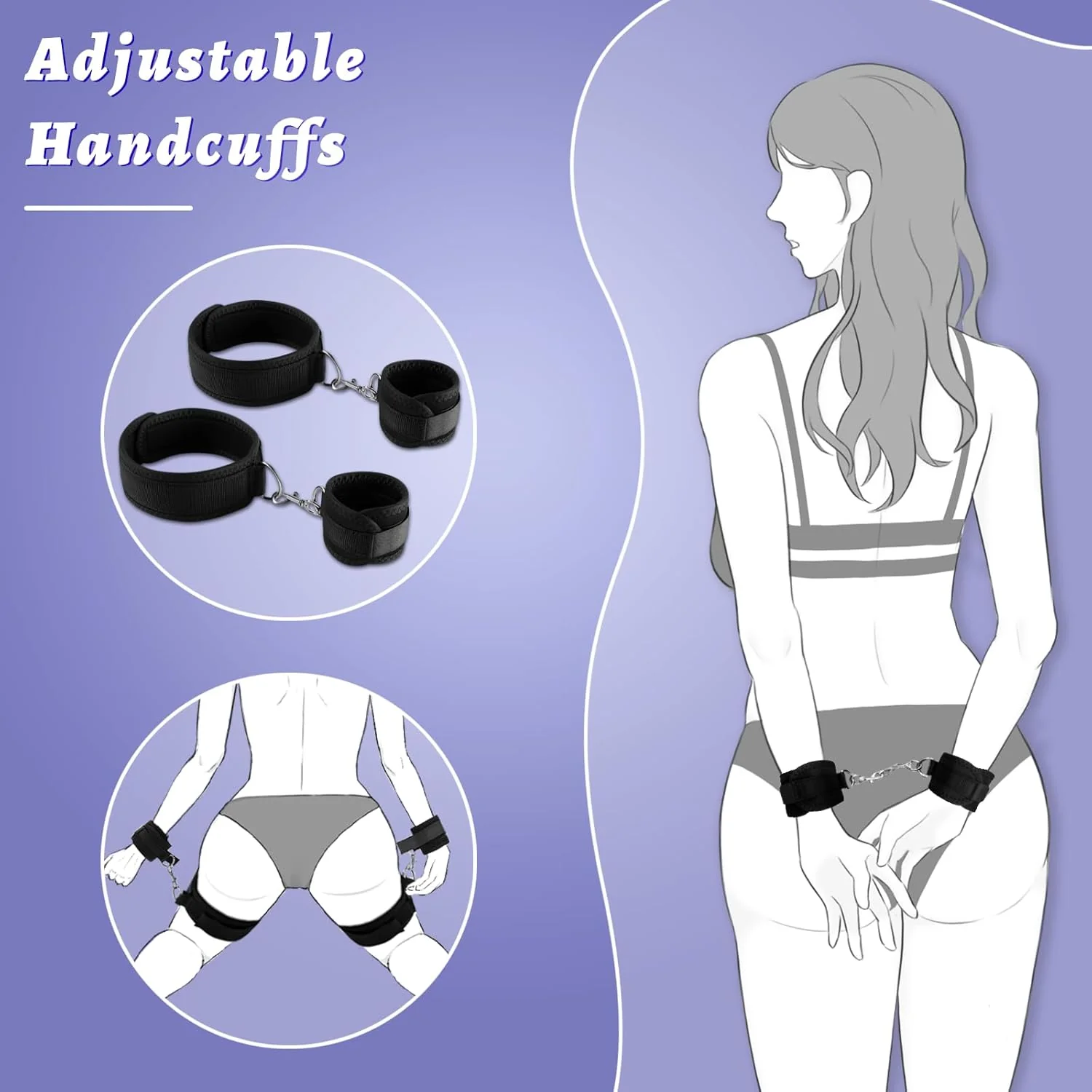 ArcBond Inflatable BDSM Arc Sex Pillow with Cuffs Set - Image 4