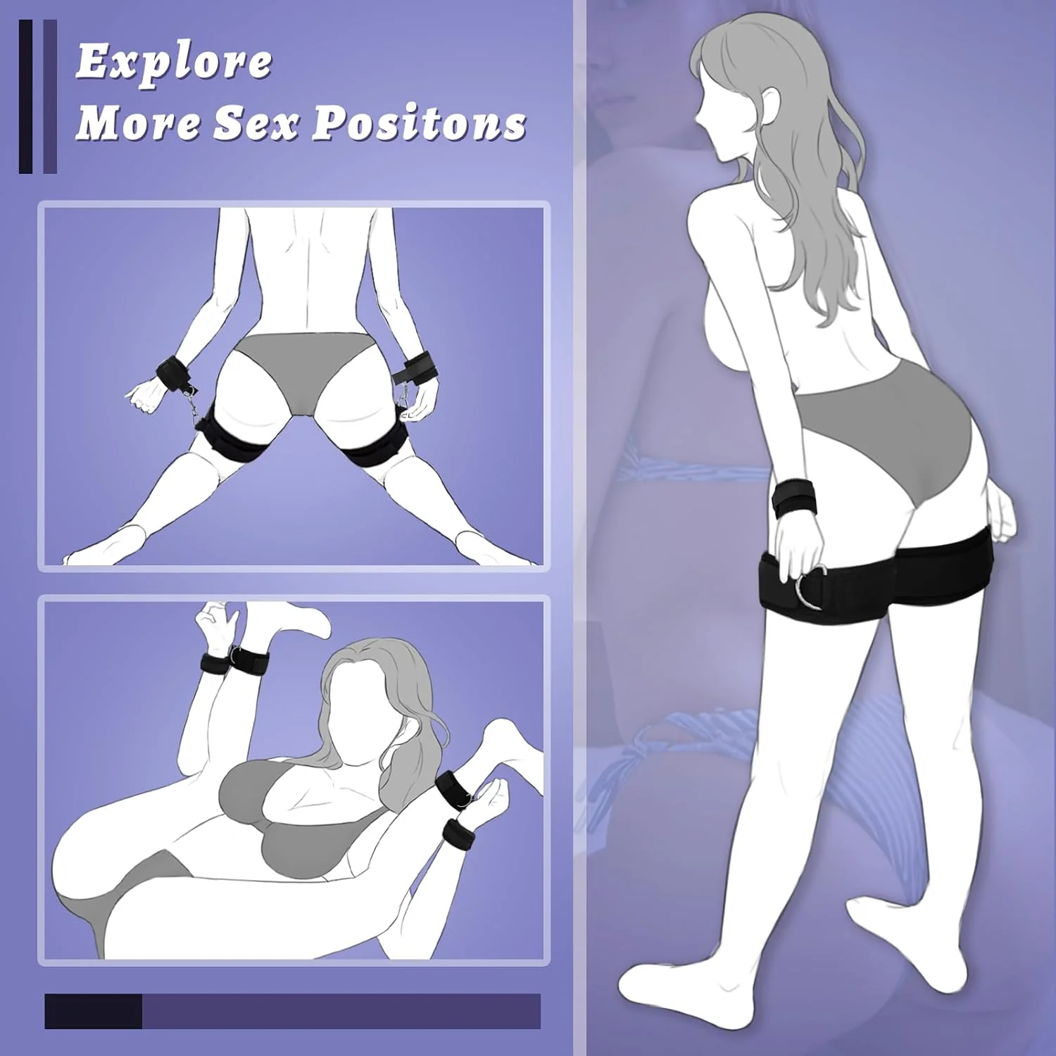 ArcBond Inflatable BDSM Arc Sex Pillow with Cuffs Set - Image 5