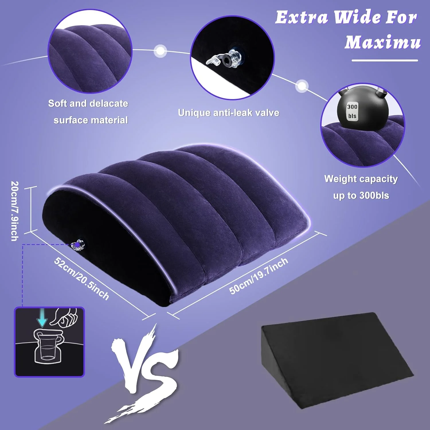 ArcBond Inflatable BDSM Arc Sex Pillow with Cuffs Set - Image 6