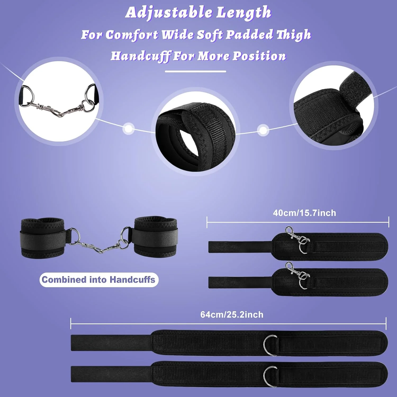 ArcBond Inflatable BDSM Arc Sex Pillow with Cuffs Set - Image 7