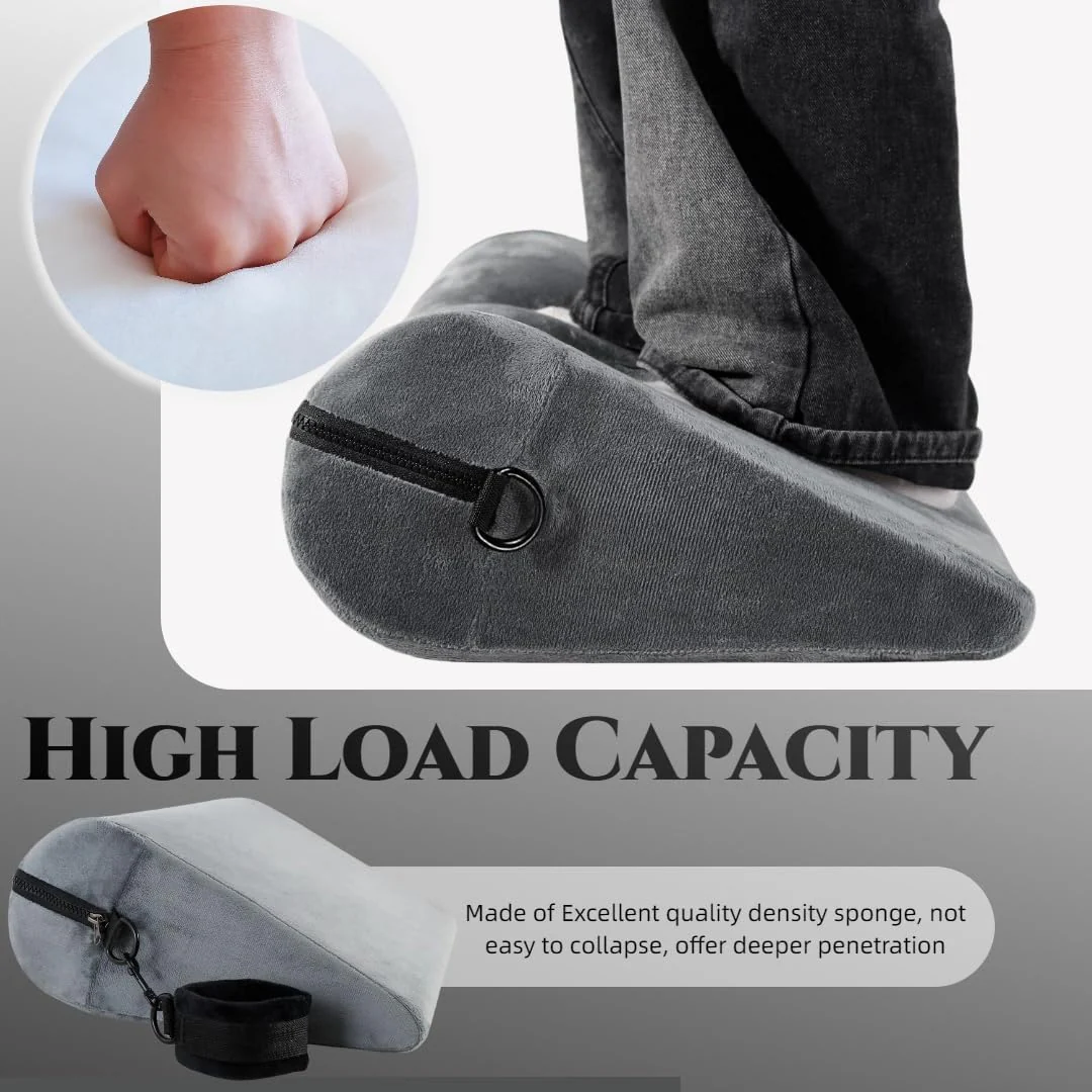 CoreBond Foam Positioning Wedge Pillow with Handcuffs Set - Image 5
