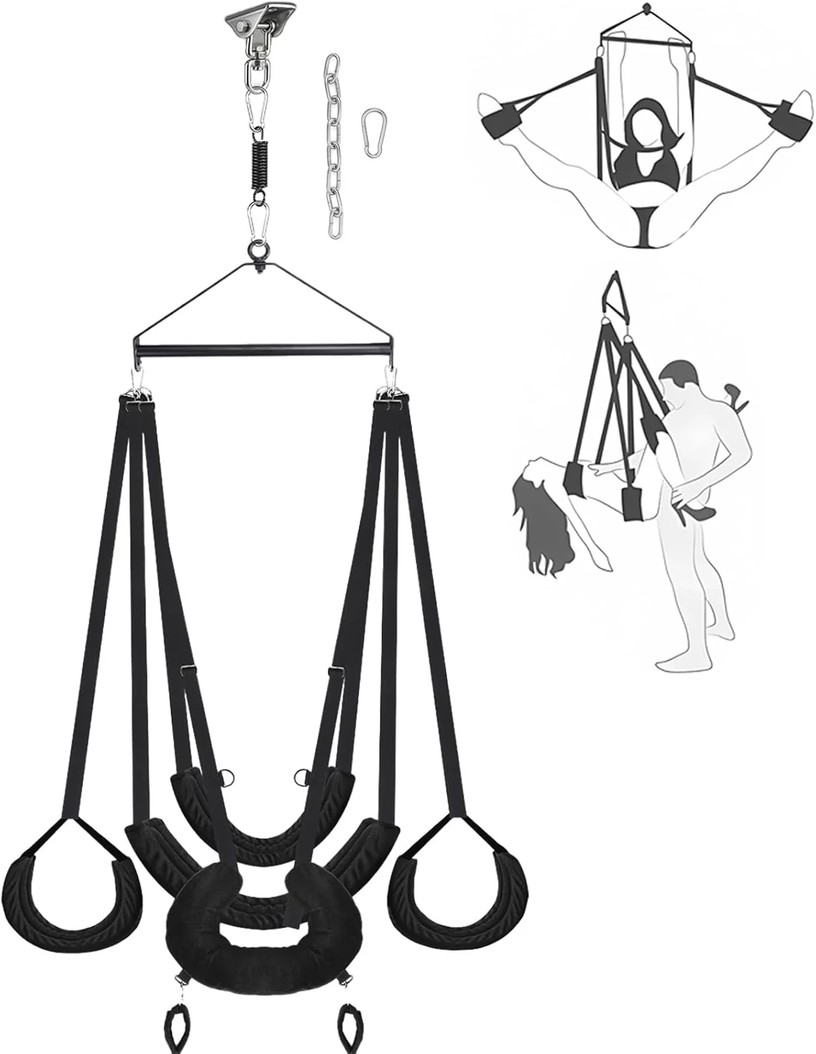 OrbitLux 360° Adjustable Ceiling Sex Swing - Image 2