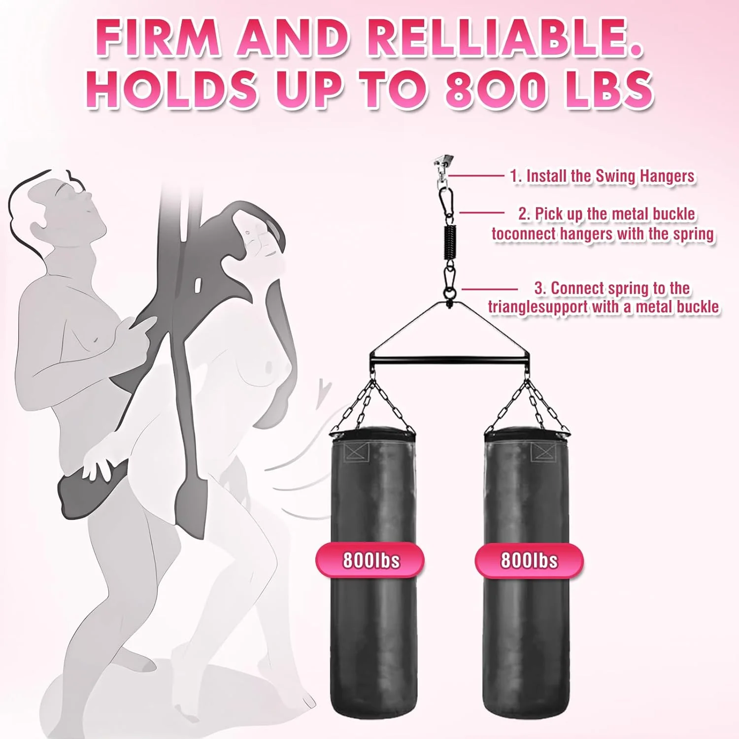 OrbitraX 360° Ceiling Sex Swing Wide Cushion - Image 4