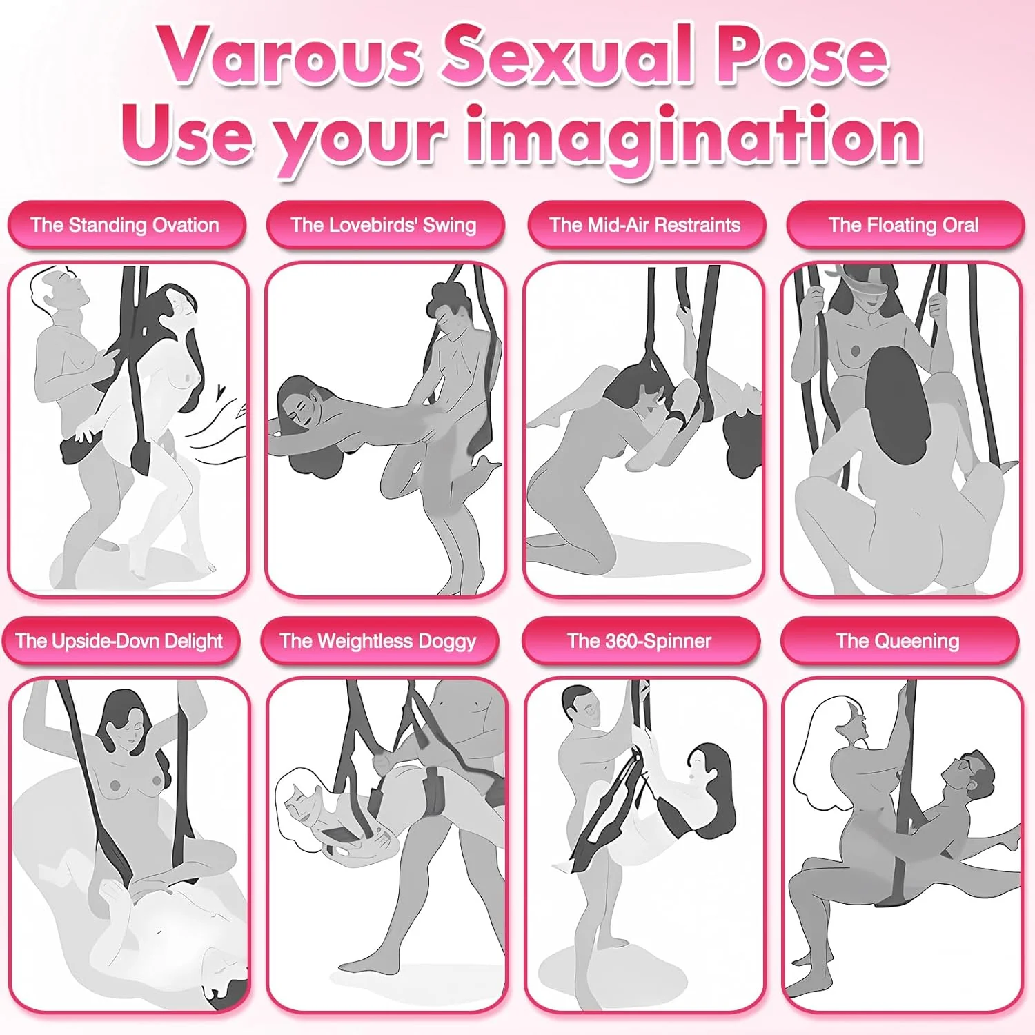 OrbitraX 360° Ceiling Sex Swing Wide Cushion - Image 7