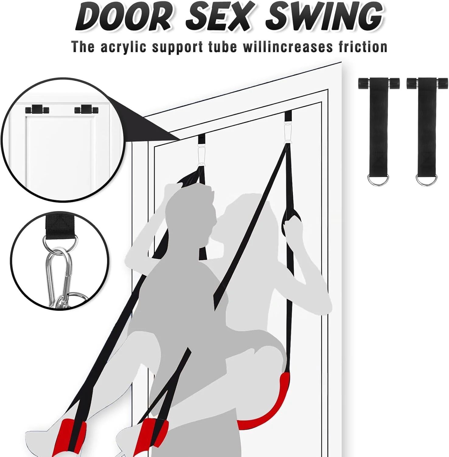 ScarletComfort Door Sex Swing Adjustable Cushioned - Image 4