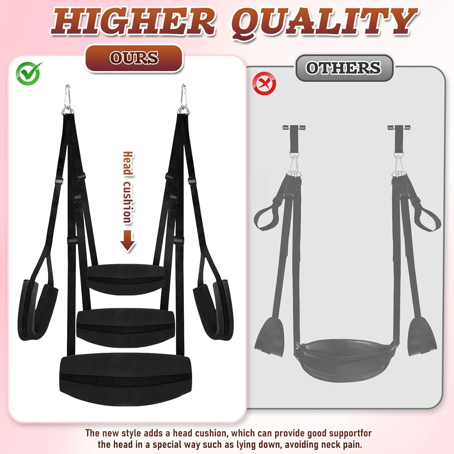 PowerGlide Bondage Sex Swing 500lb Adjustable - Image 6