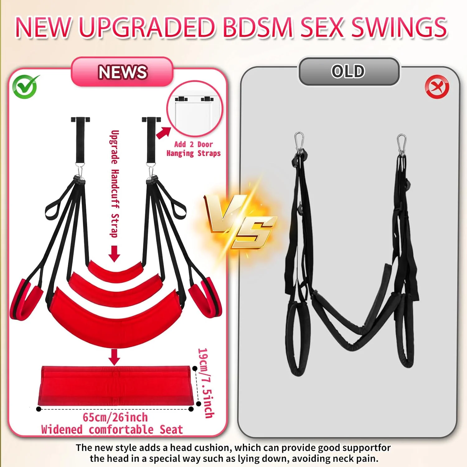 ShadowLift Adjustable BDSM Door Swing for Couples - Image 7