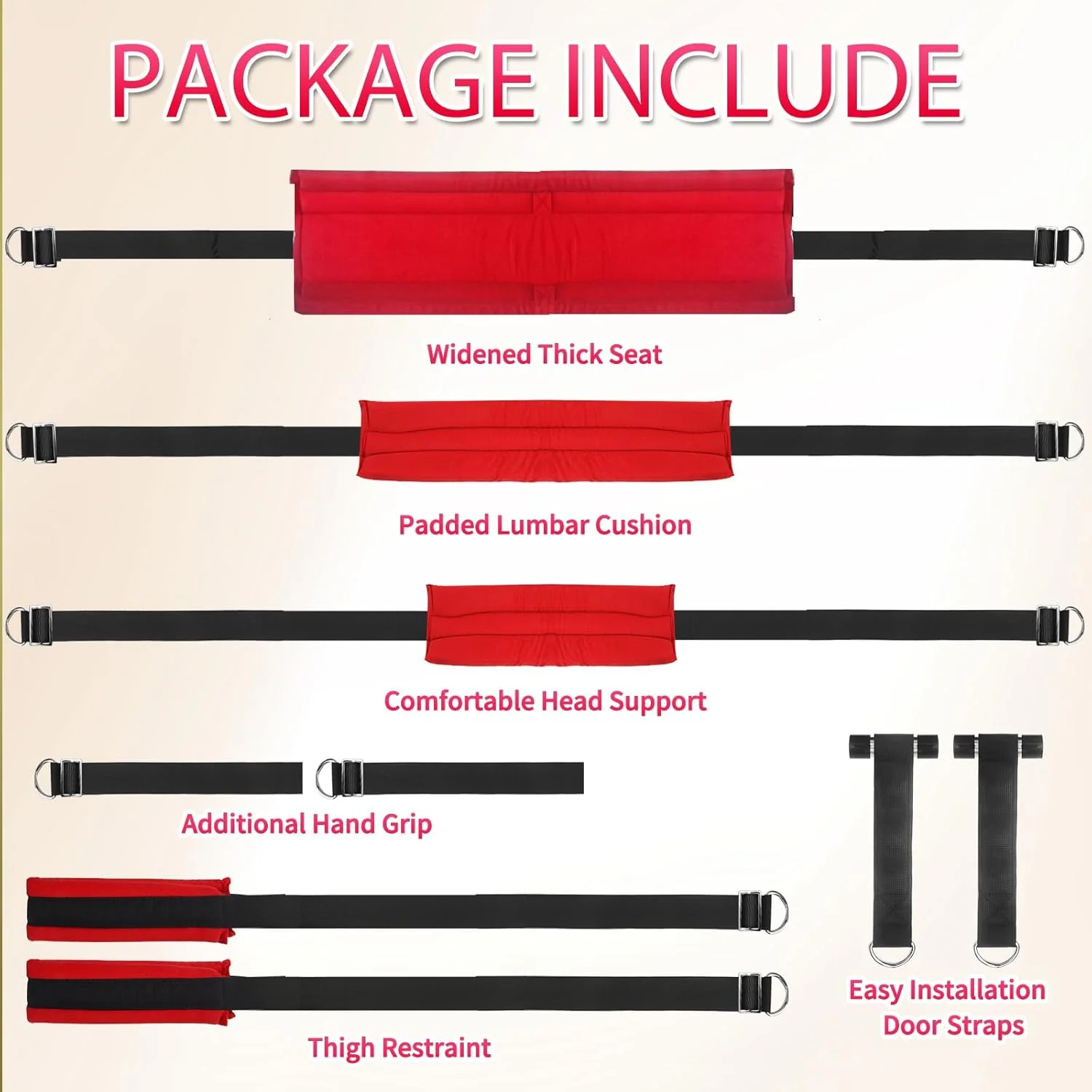 ShadowLift Adjustable BDSM Door Swing for Couples - Image 8