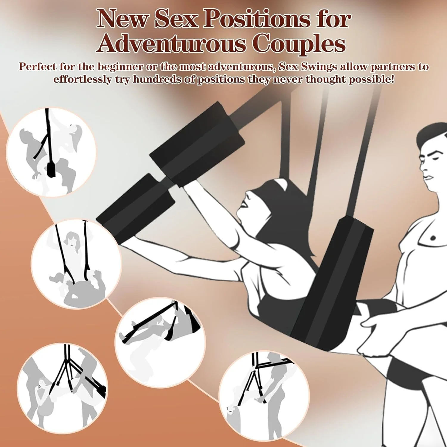 VelmoraX Ceiling & Door Sex Swing Adjustable - Image 5