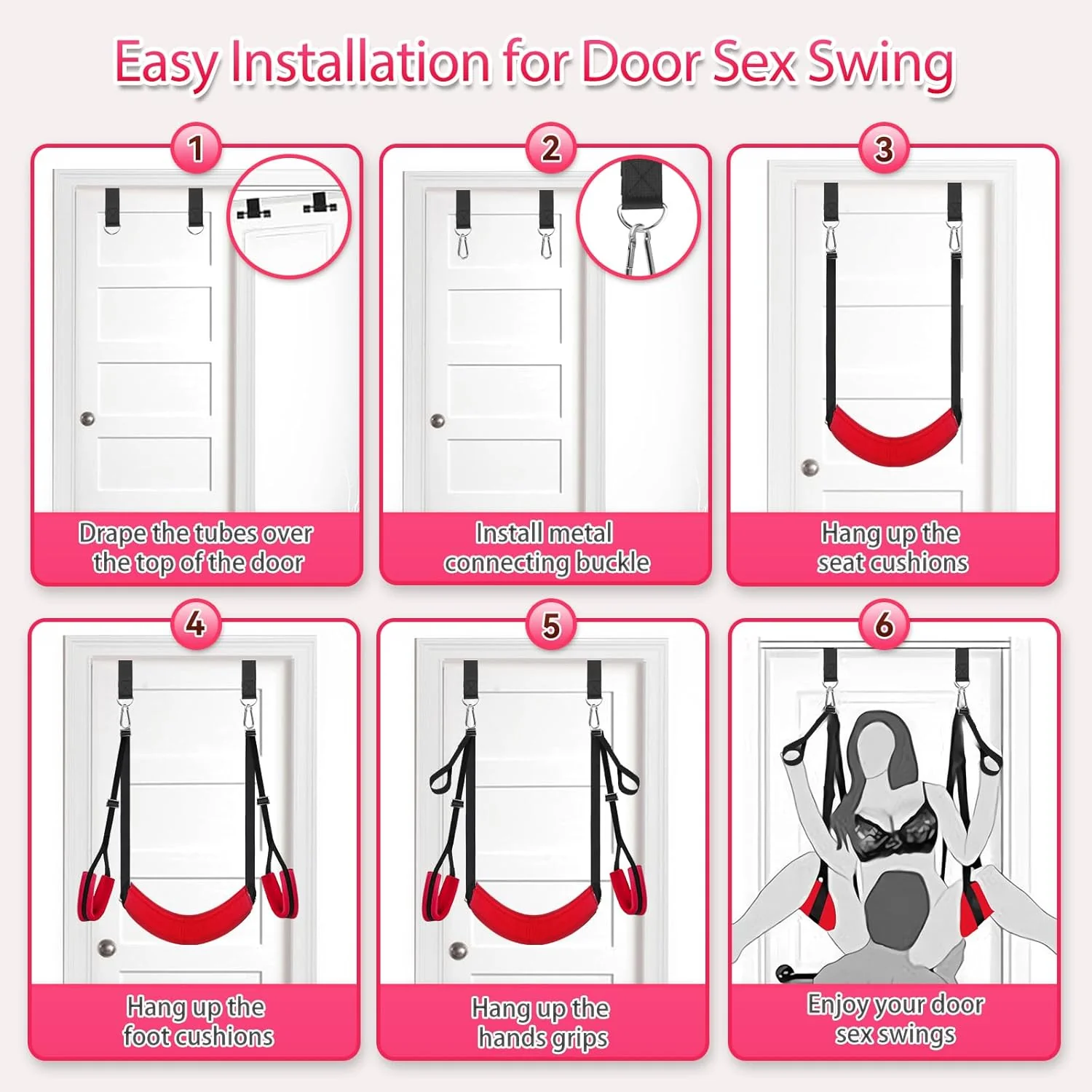 AeroSpin 360° Adjustable Premium Sex Swing - Image 2