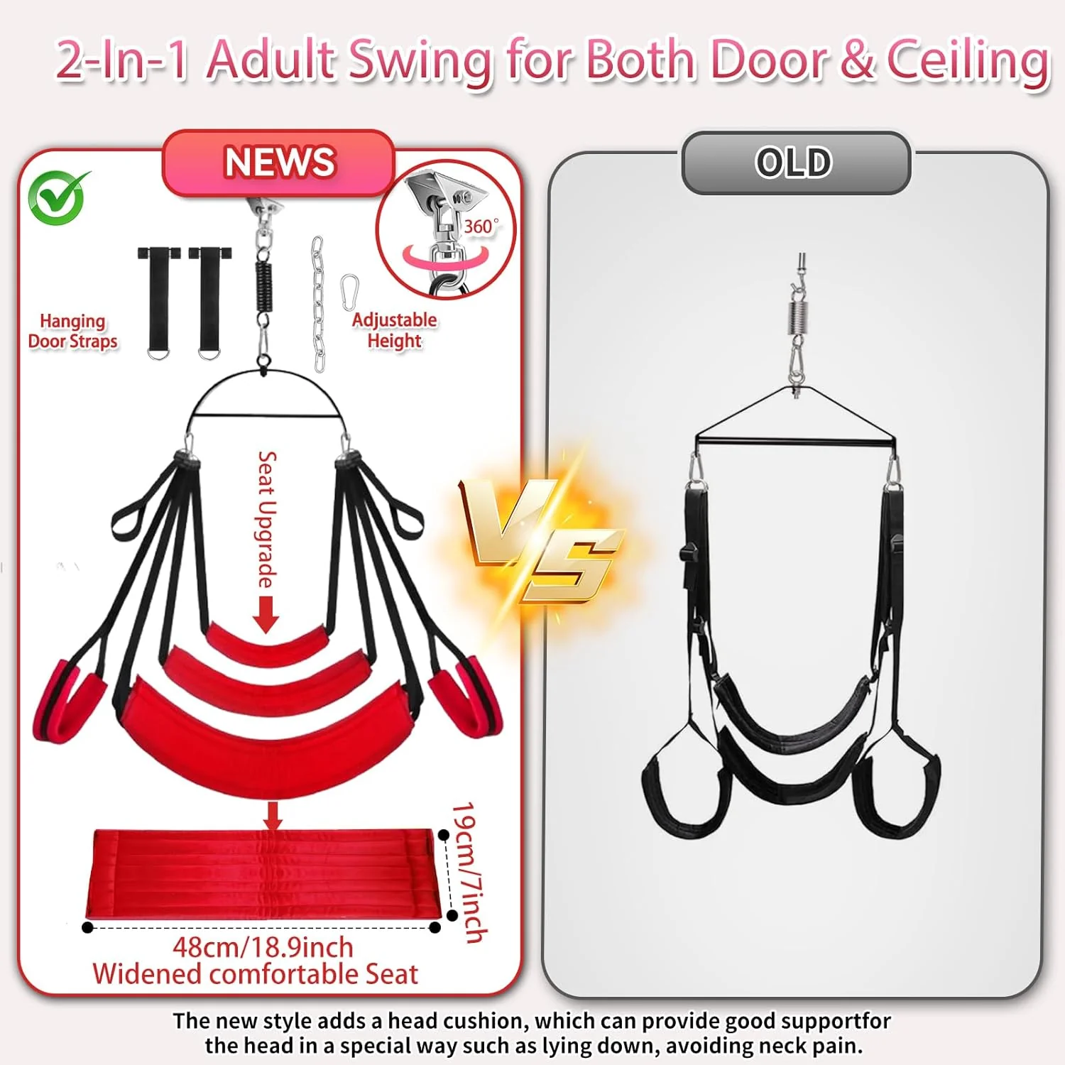 AeroSpin 360° Adjustable Premium Sex Swing - Image 7