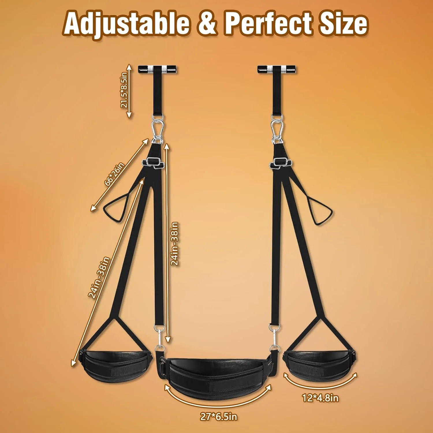 DualyX 2-in-1 Door Sex Swing & Thigh Sling - Image 6