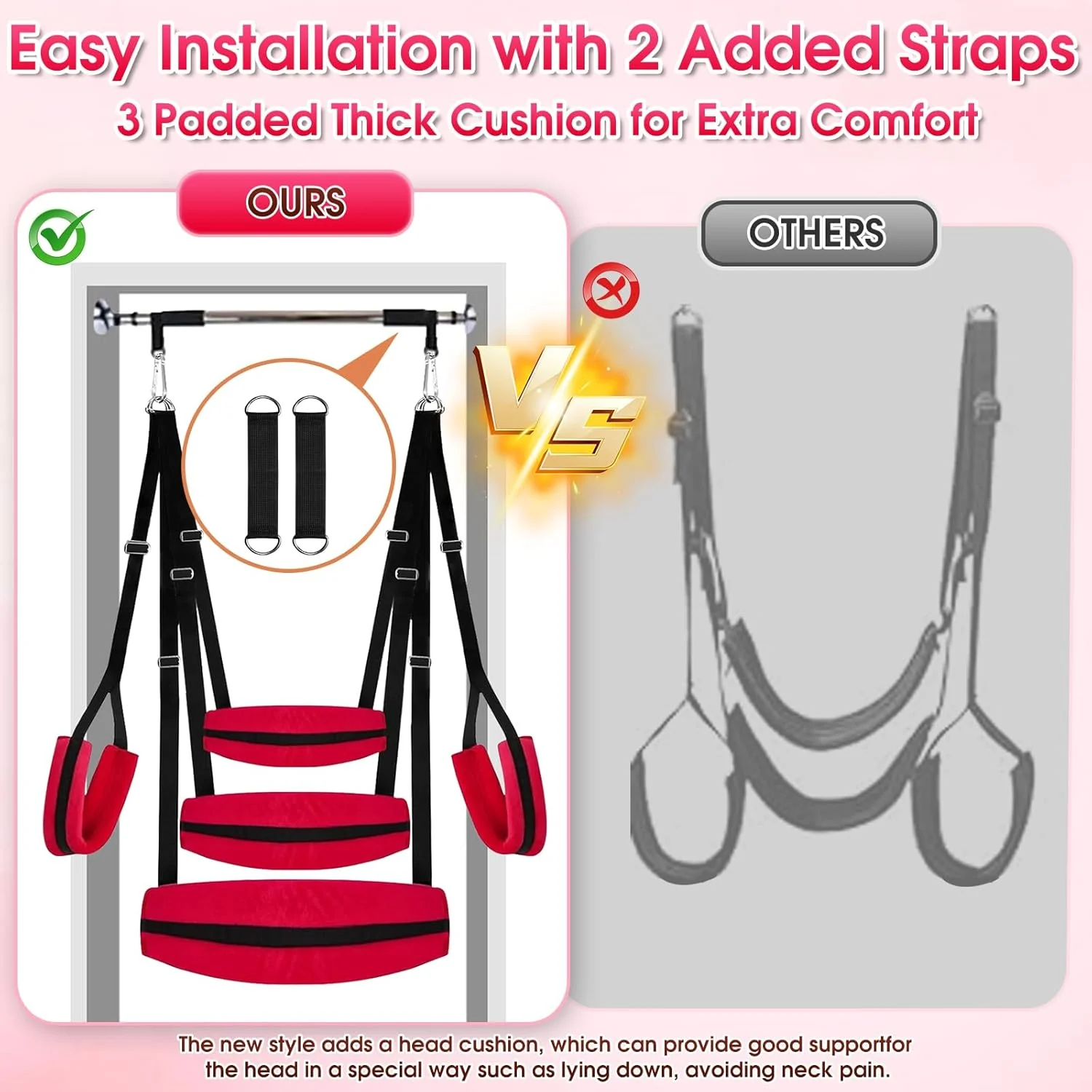 ScarletBond BDSM Sex Swing Adjustable - Image 6