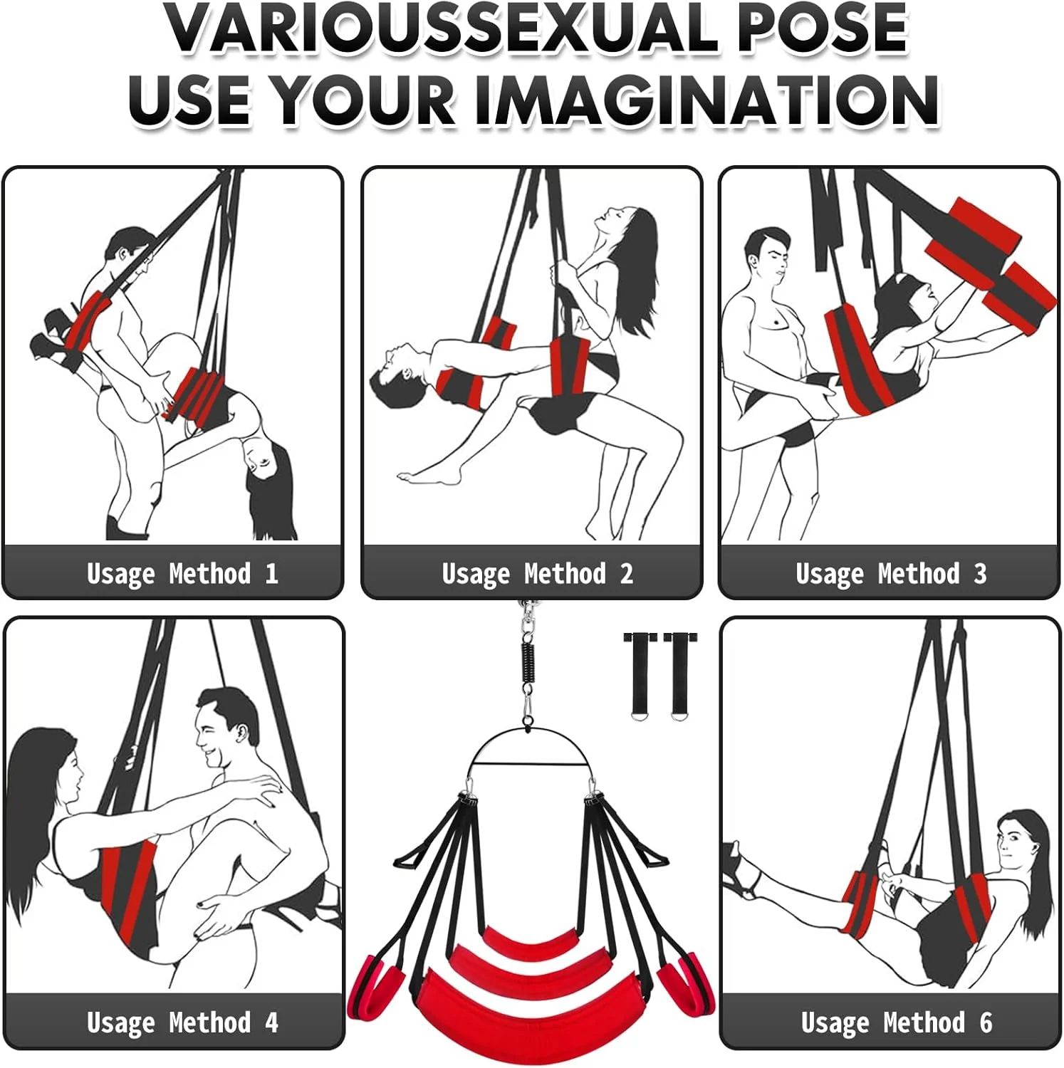 ScarletOrbit 2-in-1 360° Sex Swing - Image 5