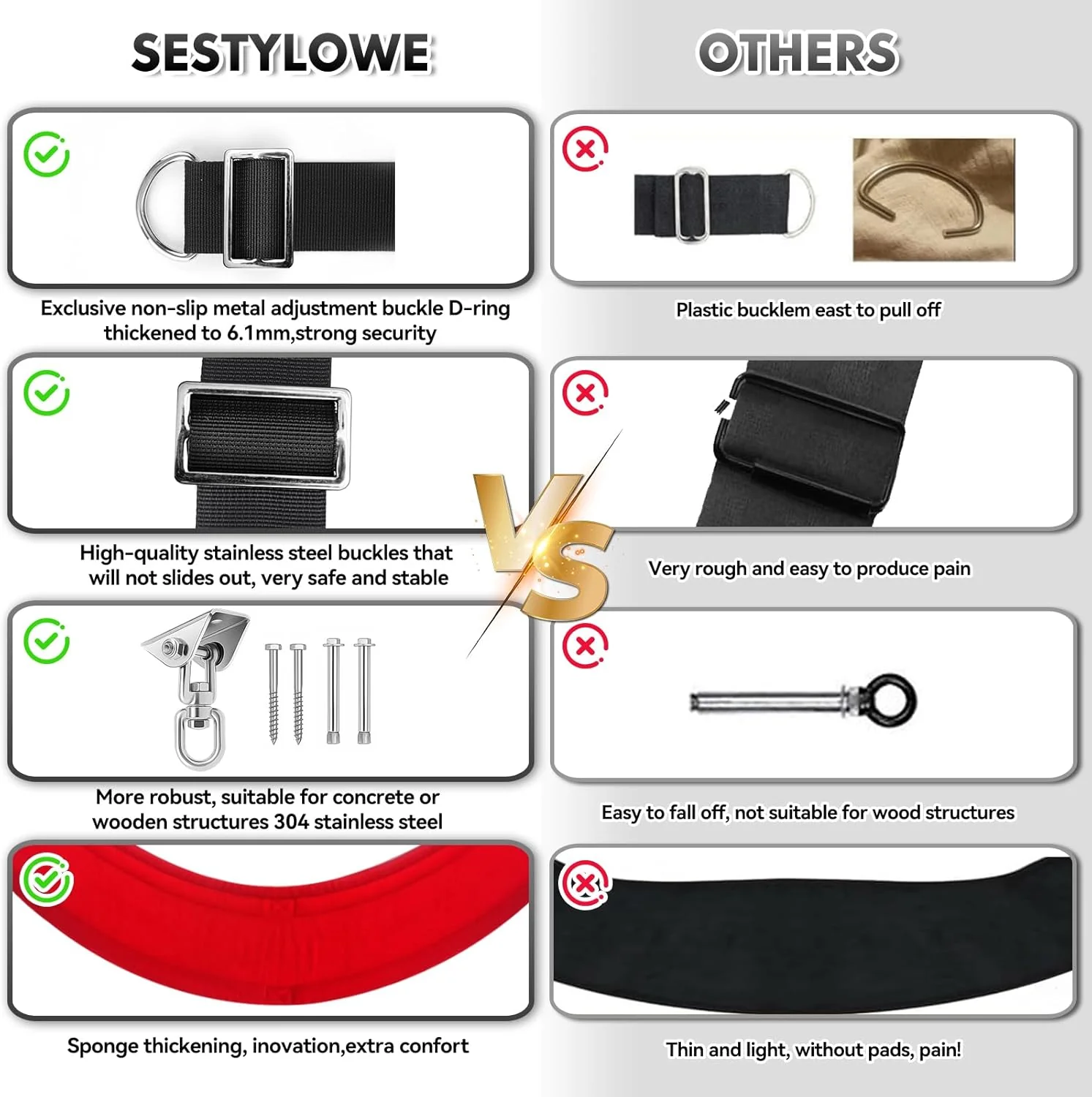 ScarletOrbit 2-in-1 360° Sex Swing - Image 7