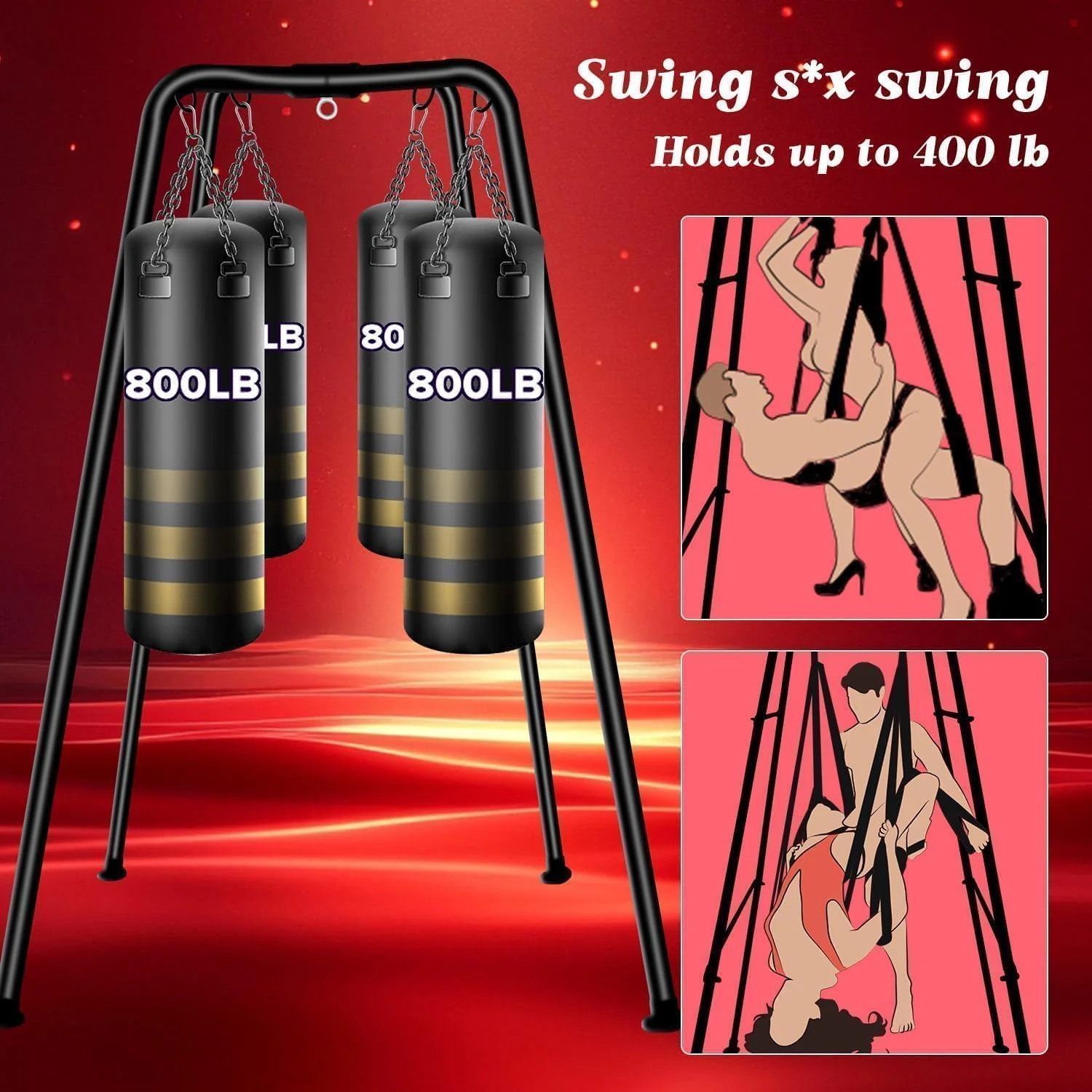 TitanFrame Freestanding Sex Swing Frame 800lb Adjustable - Image 5