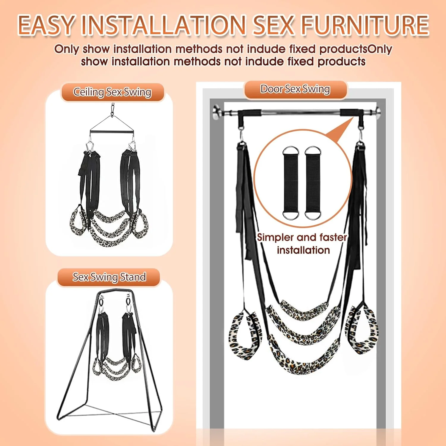 VersaLift Adjustable Door Sex Swing 400lb - Image 2