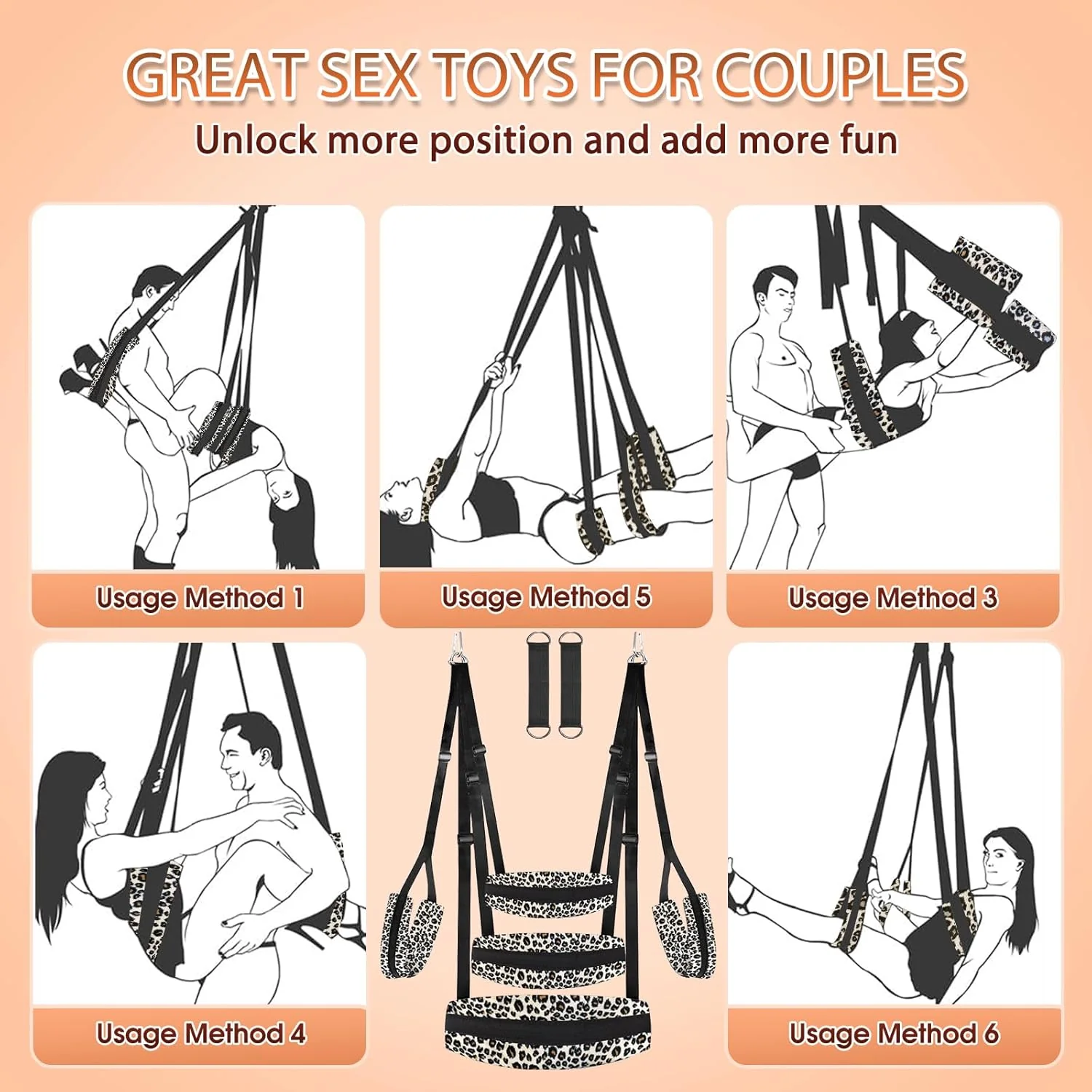 VersaLift Adjustable Door Sex Swing 400lb - Image 4