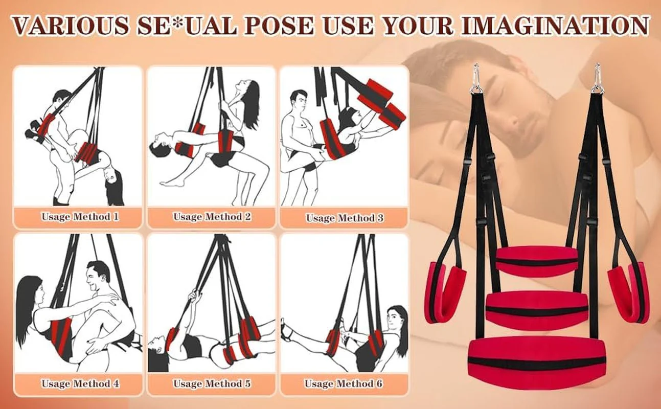 RedyX Ceiling & Door Sex Swing 300lb Support - Image 3