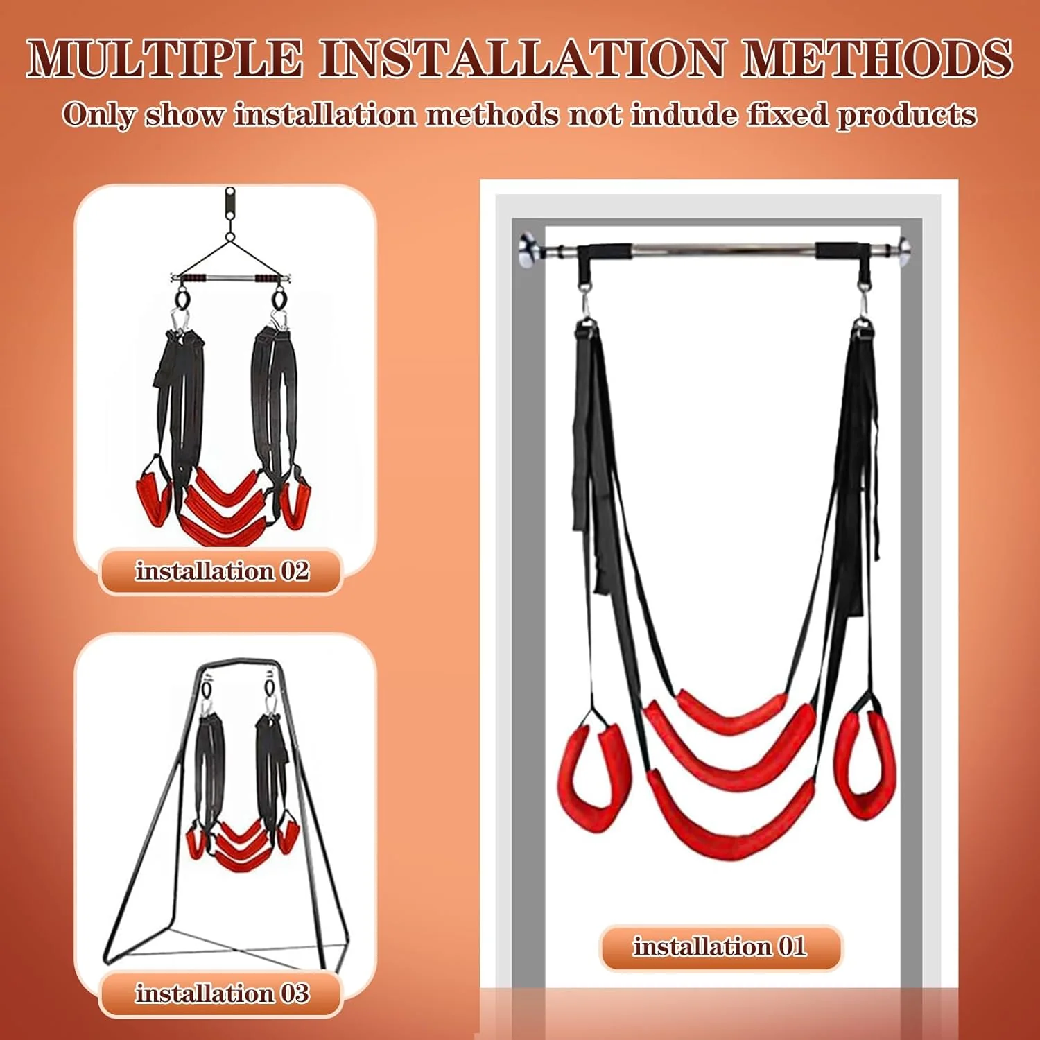 RedyX Ceiling & Door Sex Swing 300lb Support - Image 4