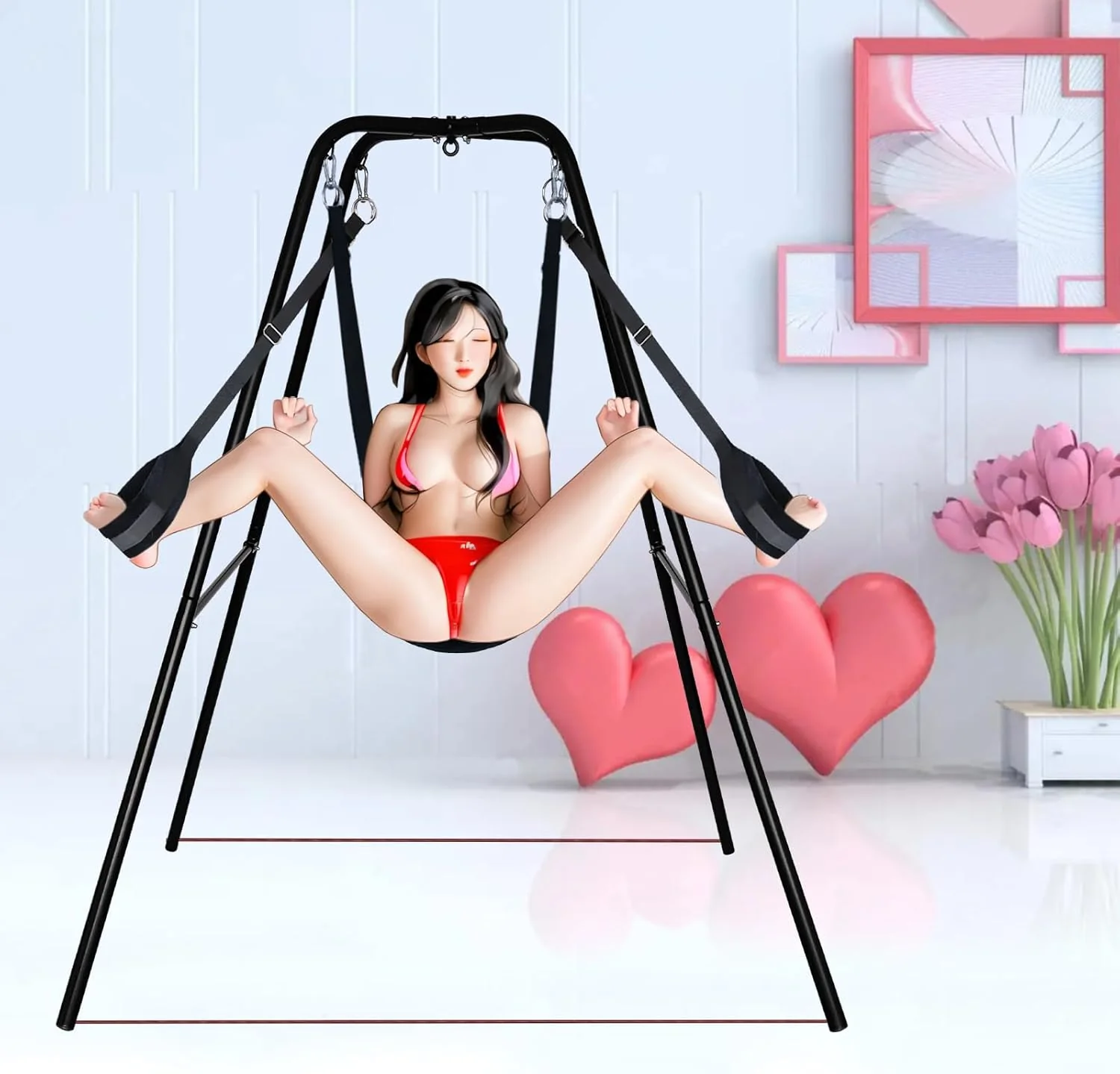 SteelFrame Freestanding Sex Swing Stand 400lb - Image 2