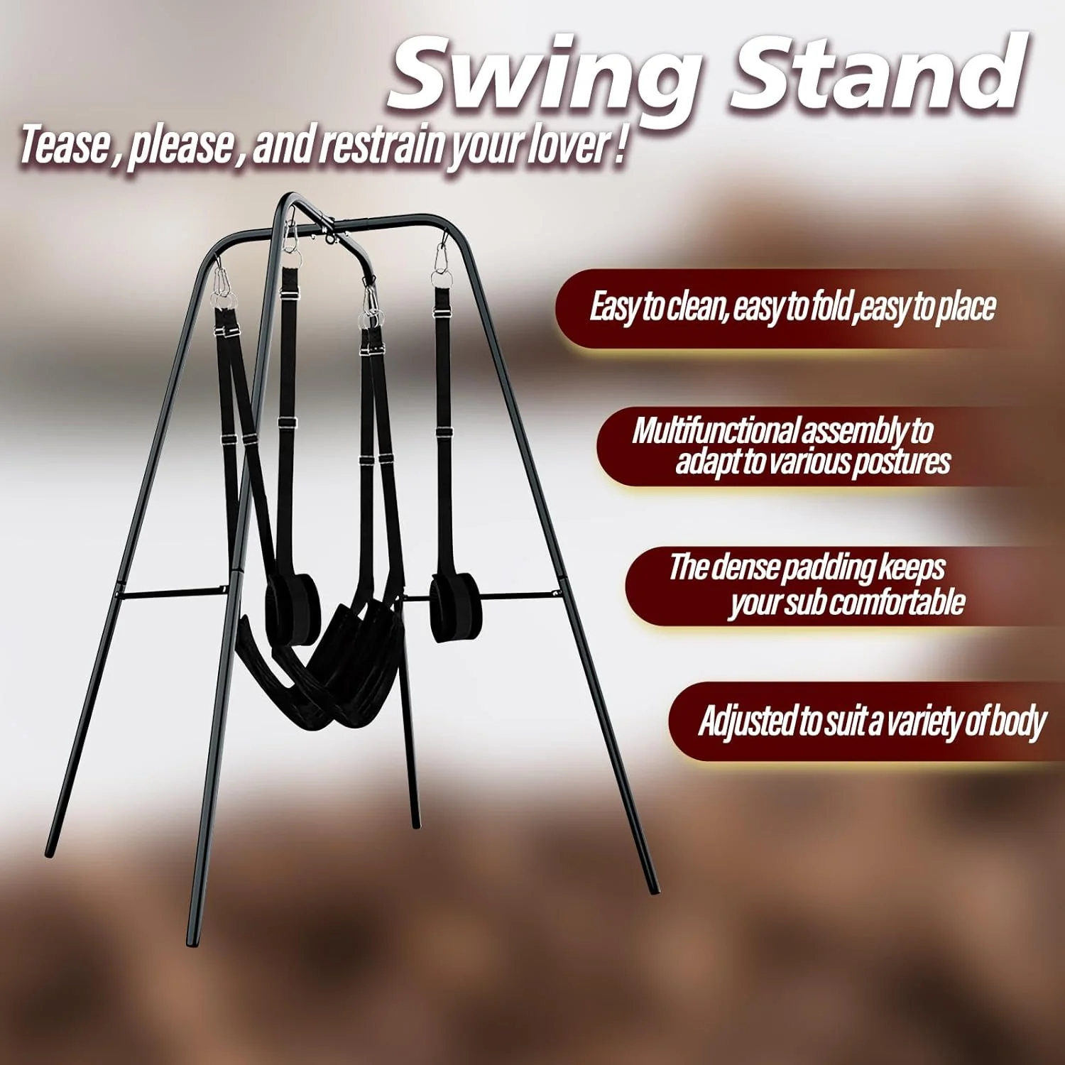 SteelFrame Freestanding Sex Swing Stand 400lb - Image 4