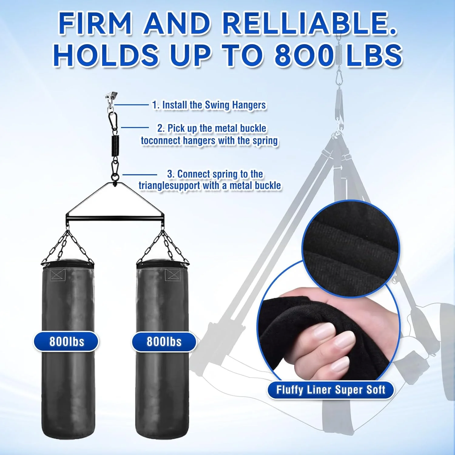 VirexaX 360° Ceiling Sex Swing Wide Cushion - Image 3