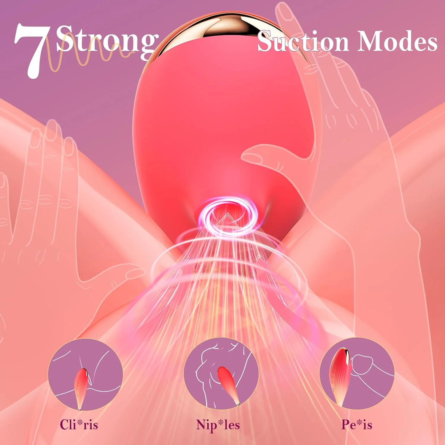 DualWave 2-in-1 Clit Sucker & G-Spot Vibrator Waterproof - Image 4