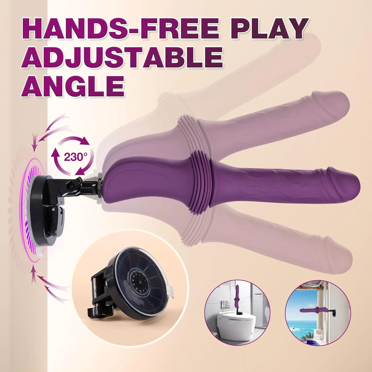 FlexExtend Heated Thrusting Dildo with Suction Base - Image 4