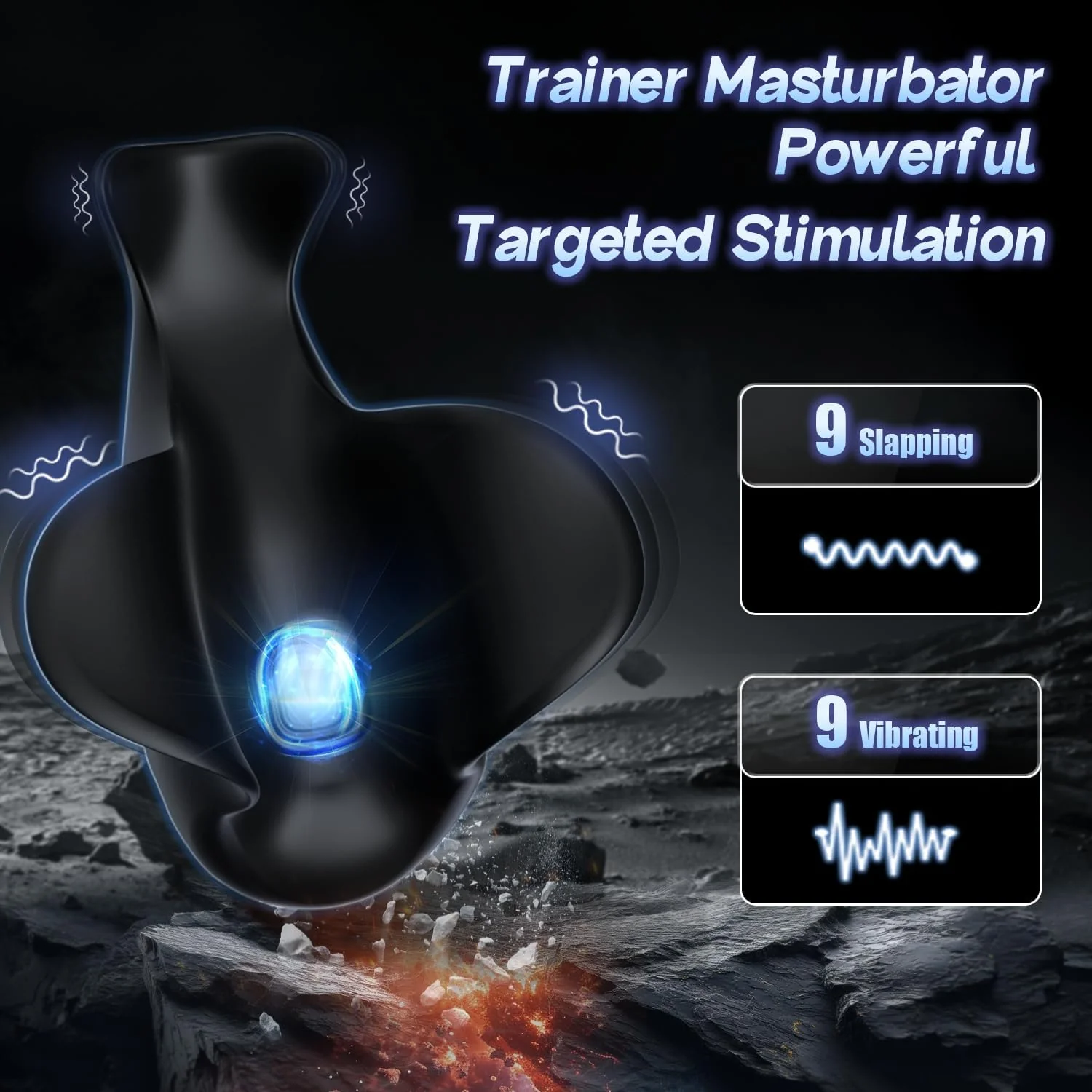 AeroPulse Male Sleeve Training Vibrator 9 Pulse 9 Modes - Image 2