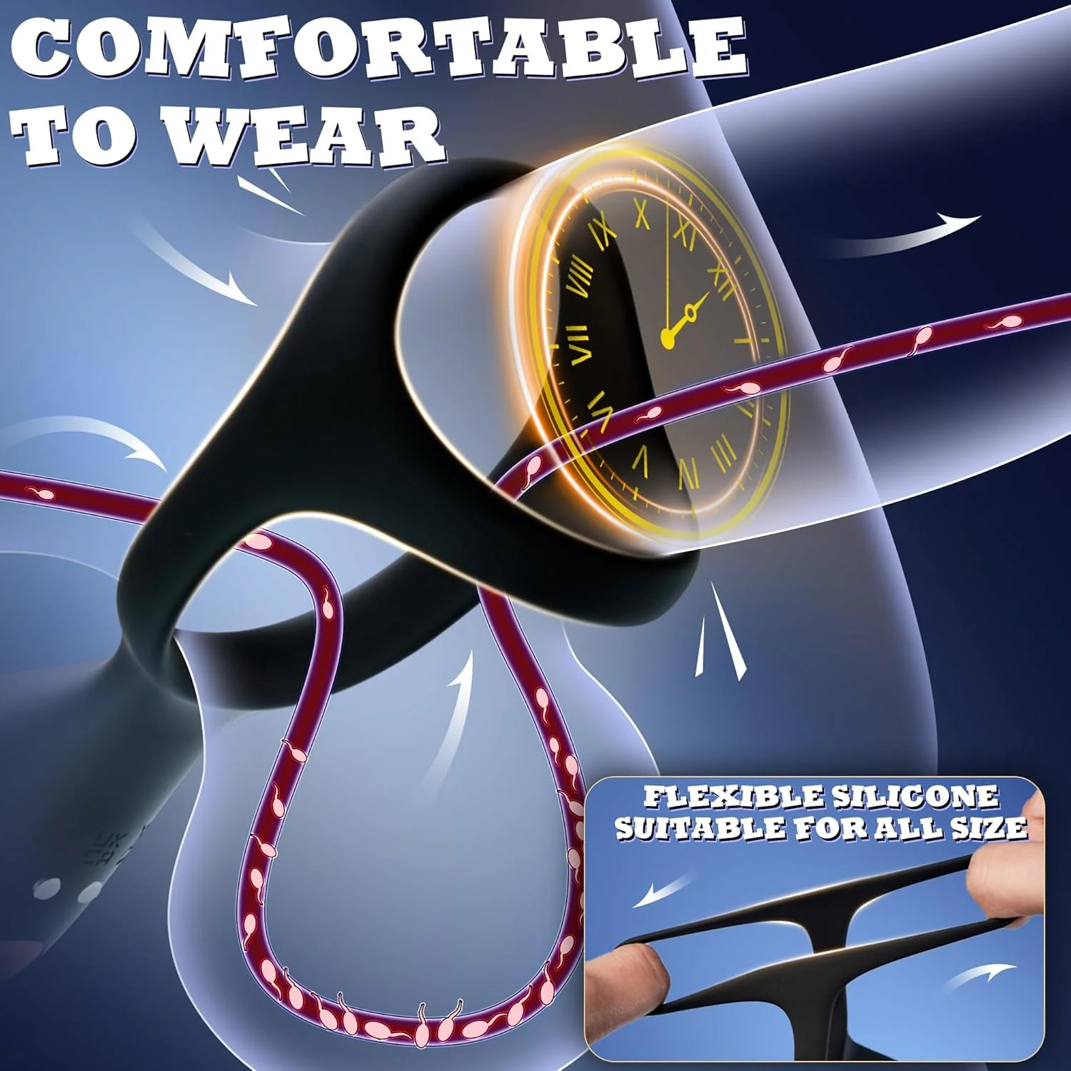 CorePulse Remote Prostate Massager Cock Ring 10 Vibrations - Image 4
