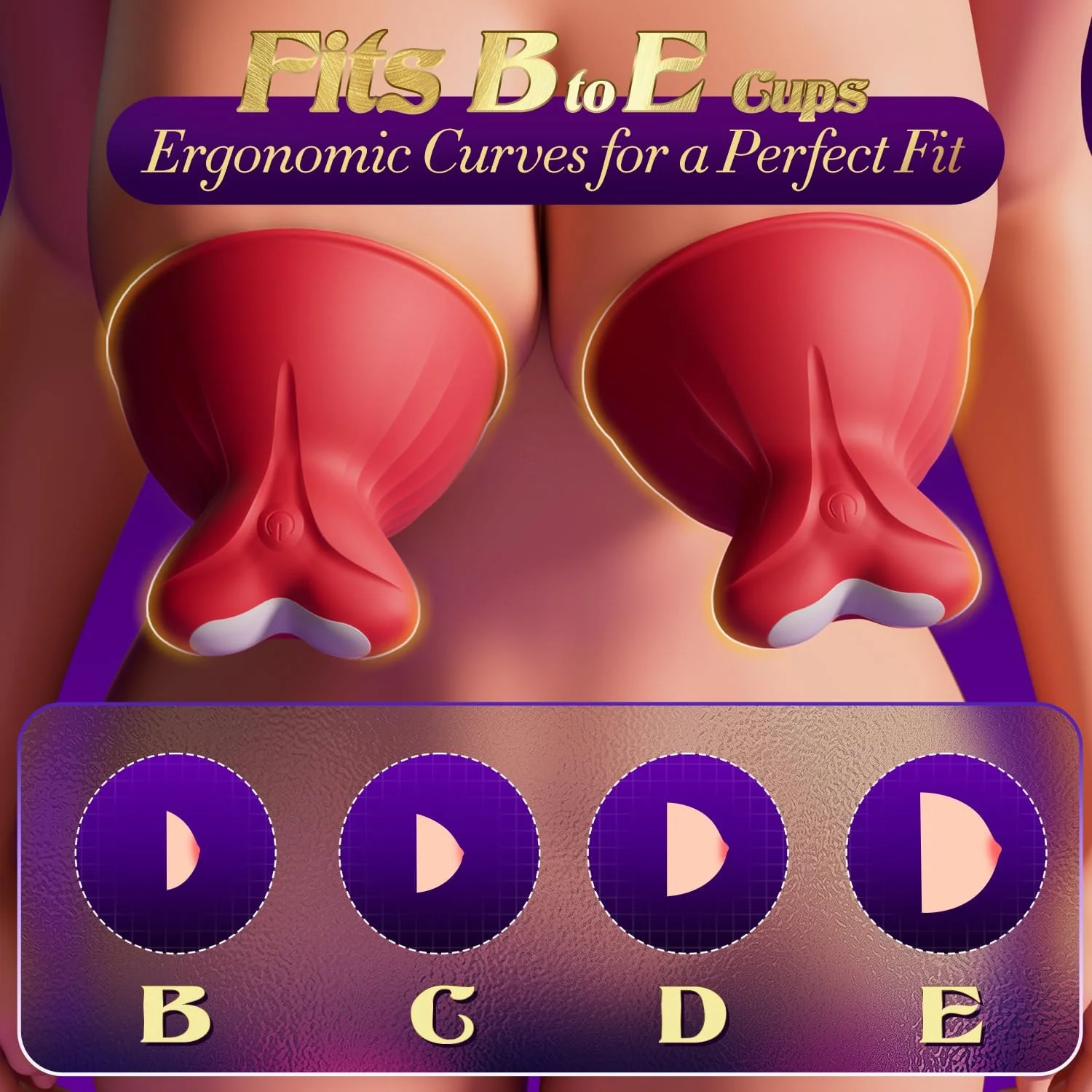 OmniBloom 5-in-1 Nipple Stimulator 7 Modes Waterproof - Image 5