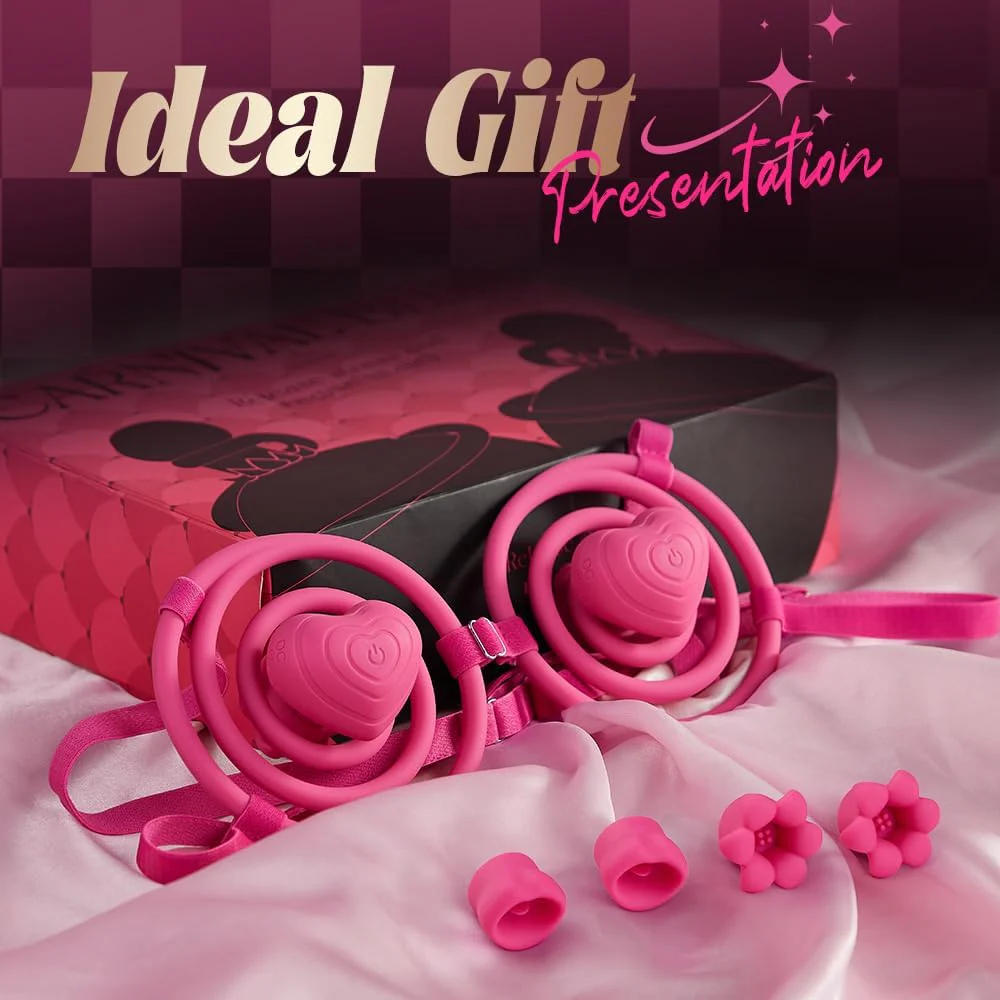 HaloWear 6-in-1 Wearable Nipple Vibrator Bra App Control - Image 8