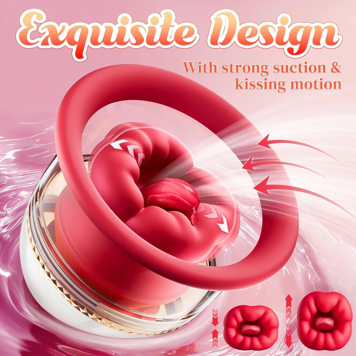 FloriqueX AI Rose Vibrator 9 Vibration 3 Suction Modes - Image 4