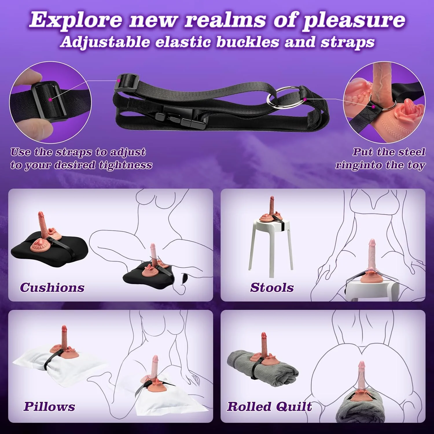 InfernoRide Ride-On Thrusting Heating Dildo with Remote - Image 2