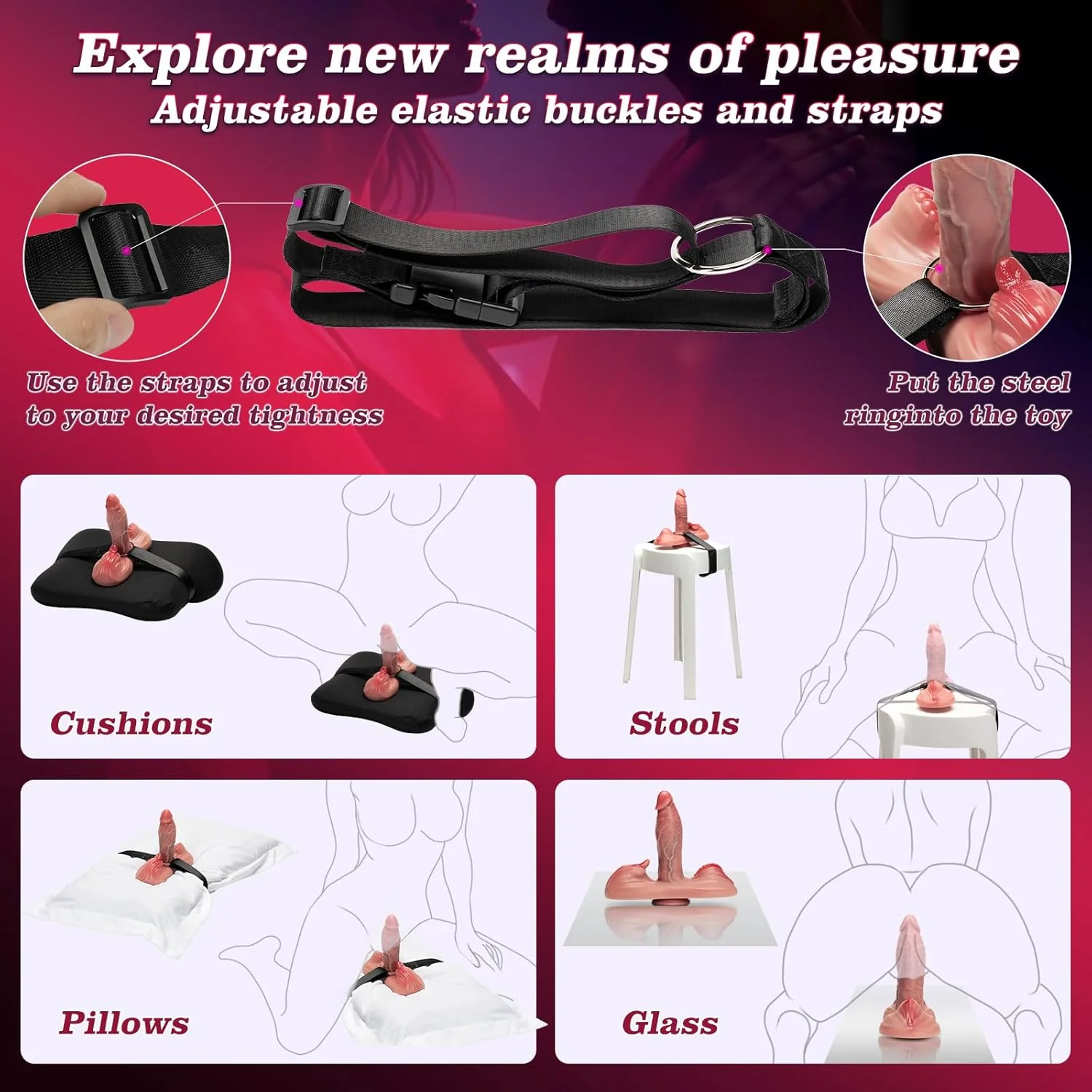 RideForce 3-in-1 Thrusting Riding Vibrator with Remote - Image 7