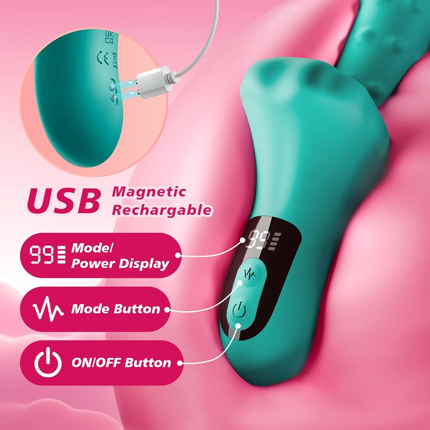 RosePulse Thrusting Vibrator Machine 9×9 Modes - Image 7