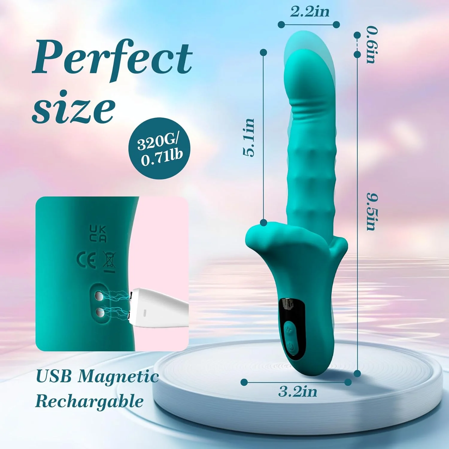 RosePulse Thrusting Vibrator Machine 9×9 Modes - Image 9