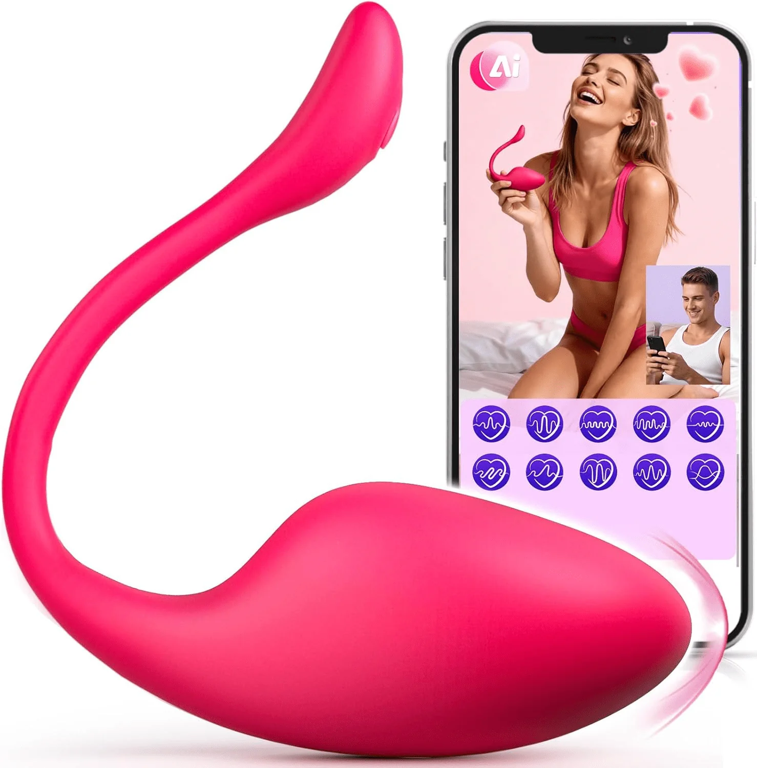 SwaniX AI Wearable Vibrator 9 Modes App Control