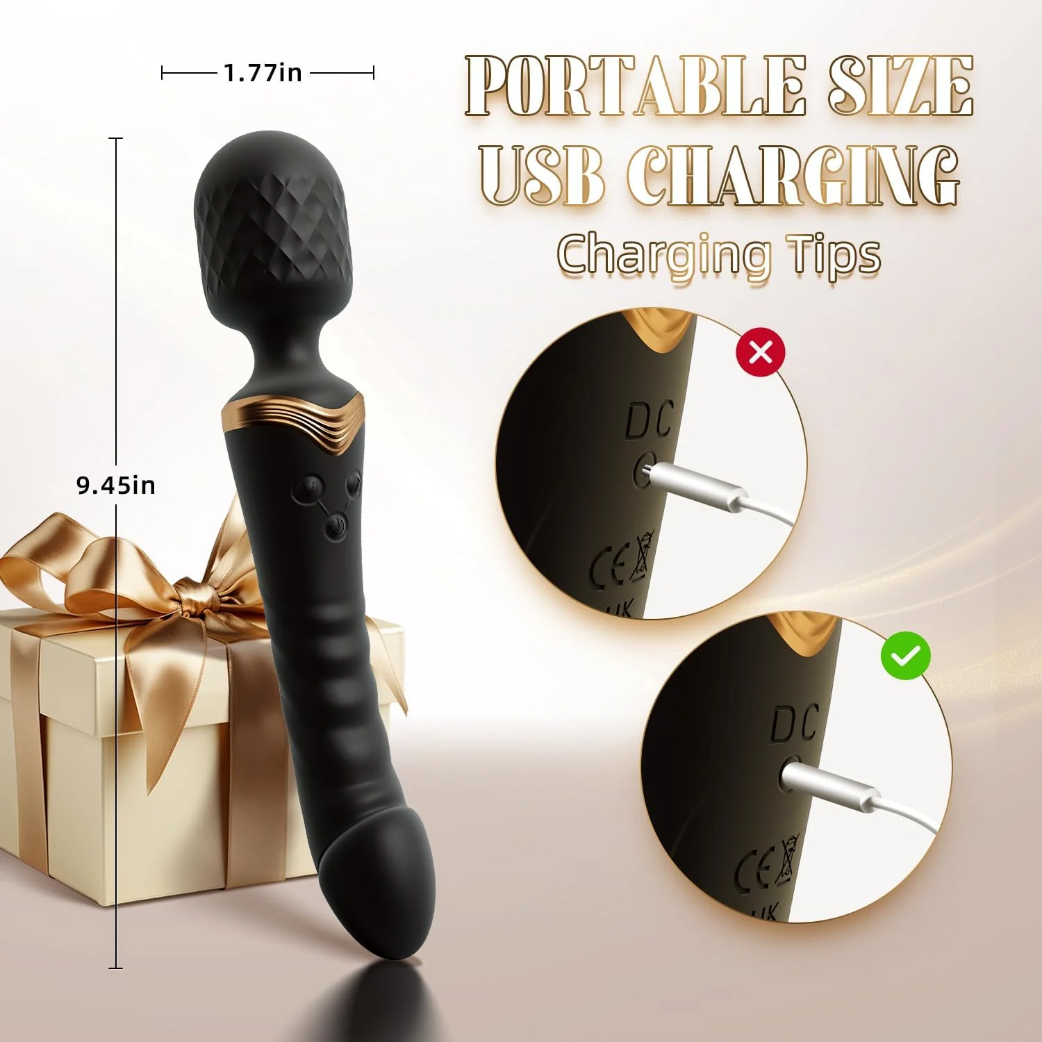 TwinPulse Dual Wand Vibrator 9 Modes Rechargeable Waterproof - Image 5