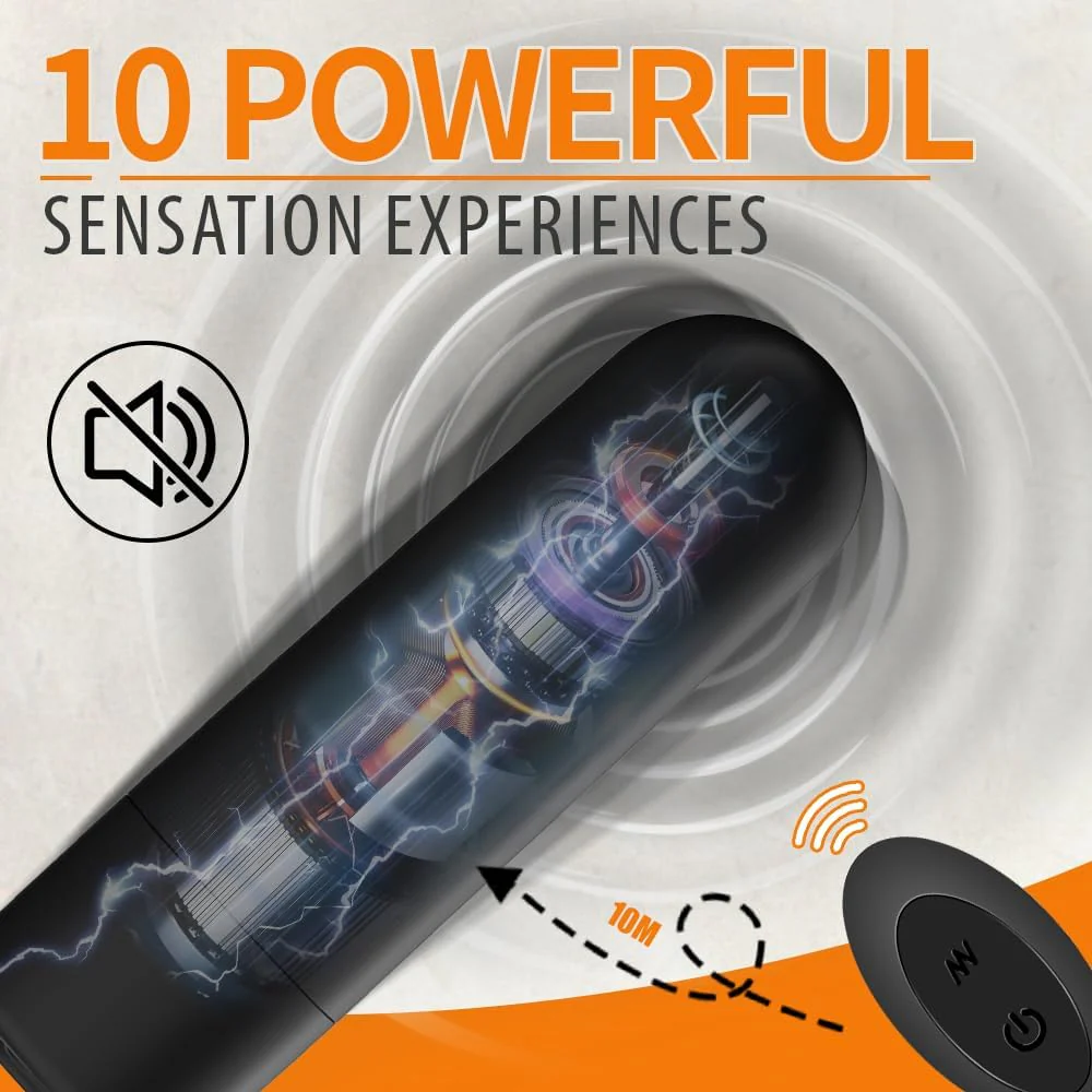 DualSync Wearable Panty Vibrator Remote 10 Modes Waterproof - Image 4