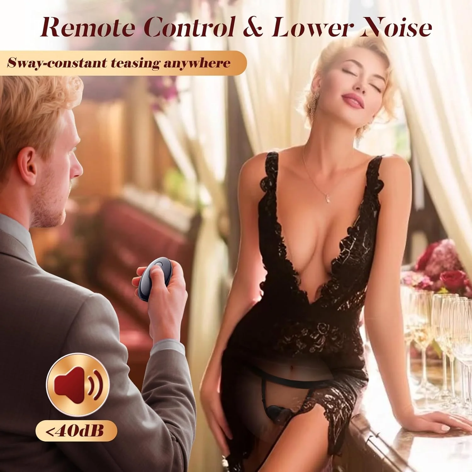FlexSyncX Wearable Cock Ring Clit Stimulator App 10 Modes - Image 5