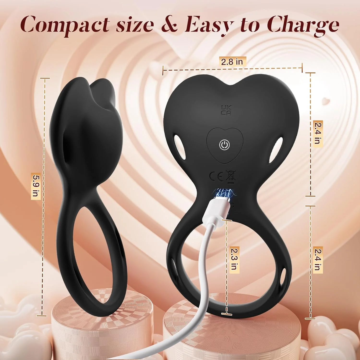 FlexSyncX Wearable Cock Ring Clit Stimulator App 10 Modes - Image 6