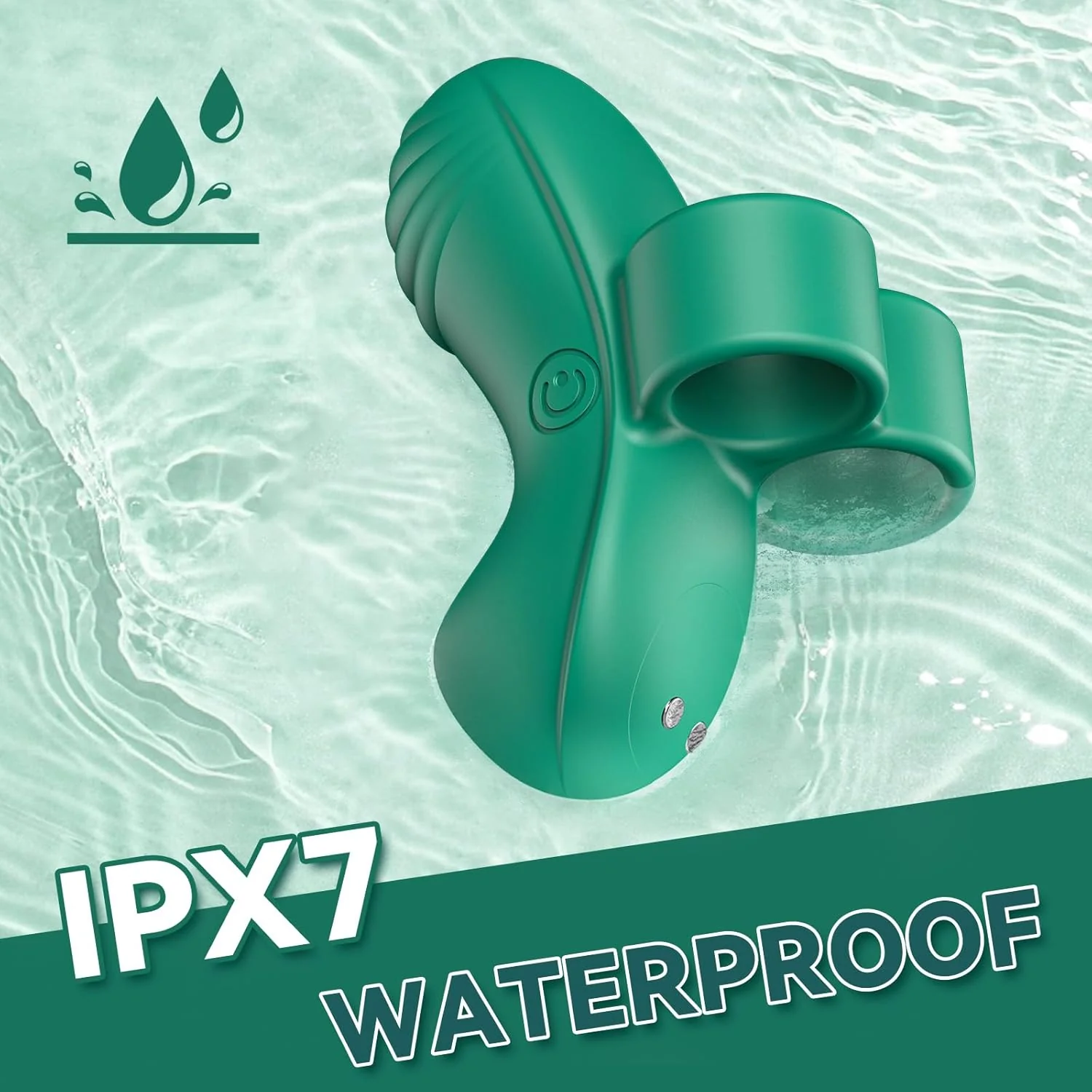 VelouraX Finger Vibrator 10 Modes Waterproof Mini - Image 6
